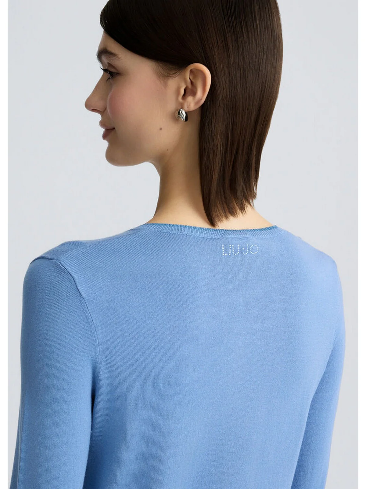 LIU JO WHITE Cardigan Donna  WA5382MS49I 73936 Blu - Image 3