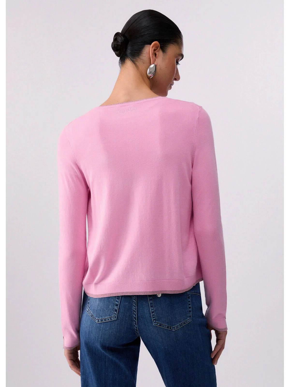 LIU JO WHITE Cardigan Donna  WA6280MS49I 52215 PEACHES - Image 2