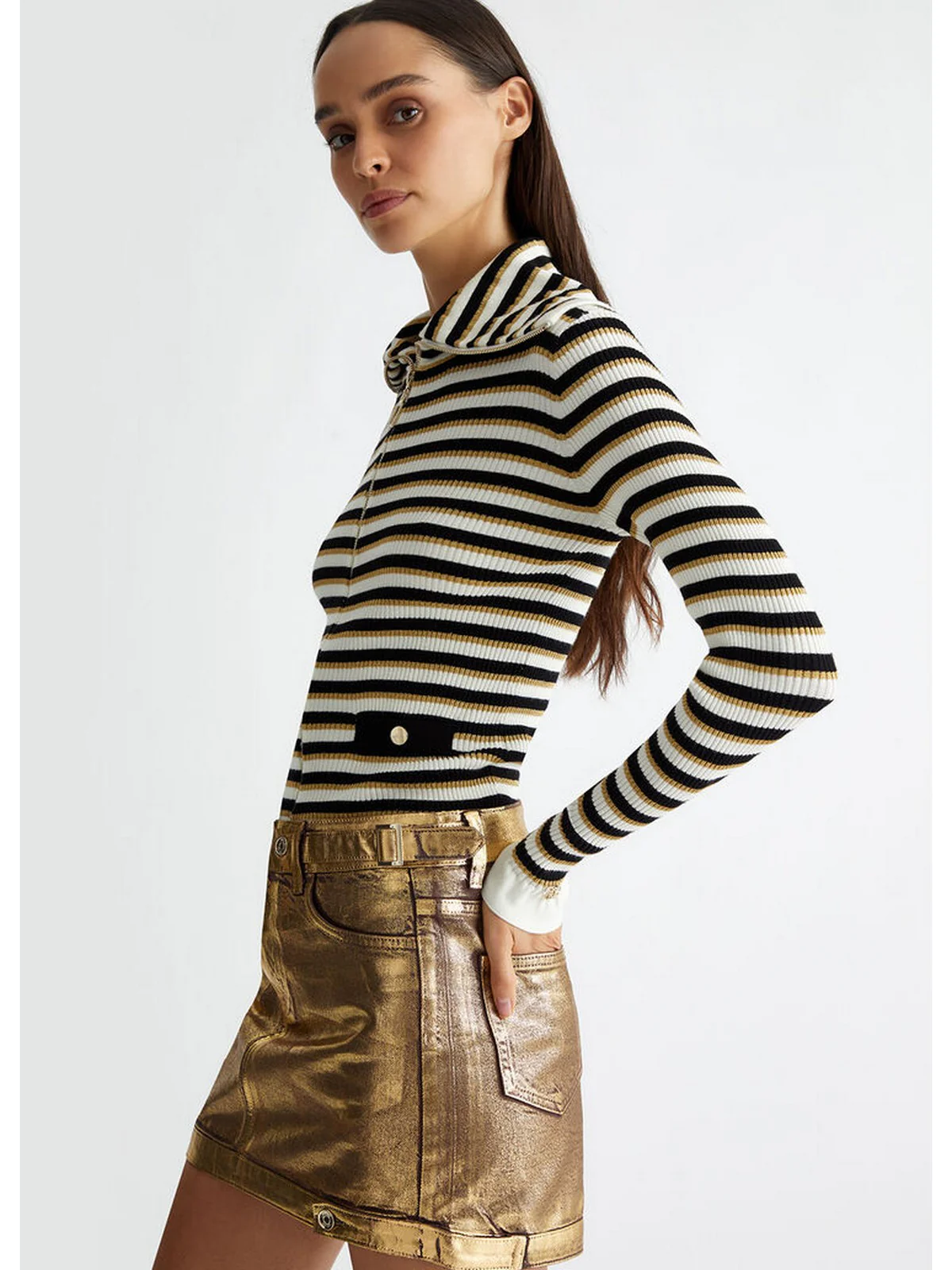 LIU JO WHITE Cardigan Donna  WF4013MS99E A3080 Nero - Image 2