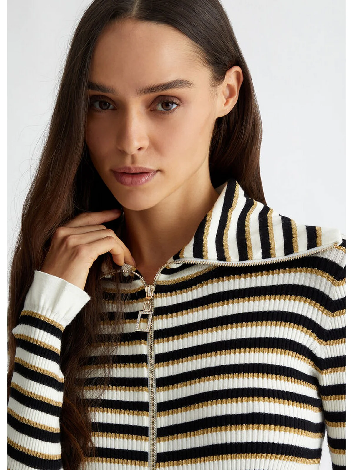 LIU JO WHITE Cardigan Donna  WF4013MS99E A3080 Nero - Image 3