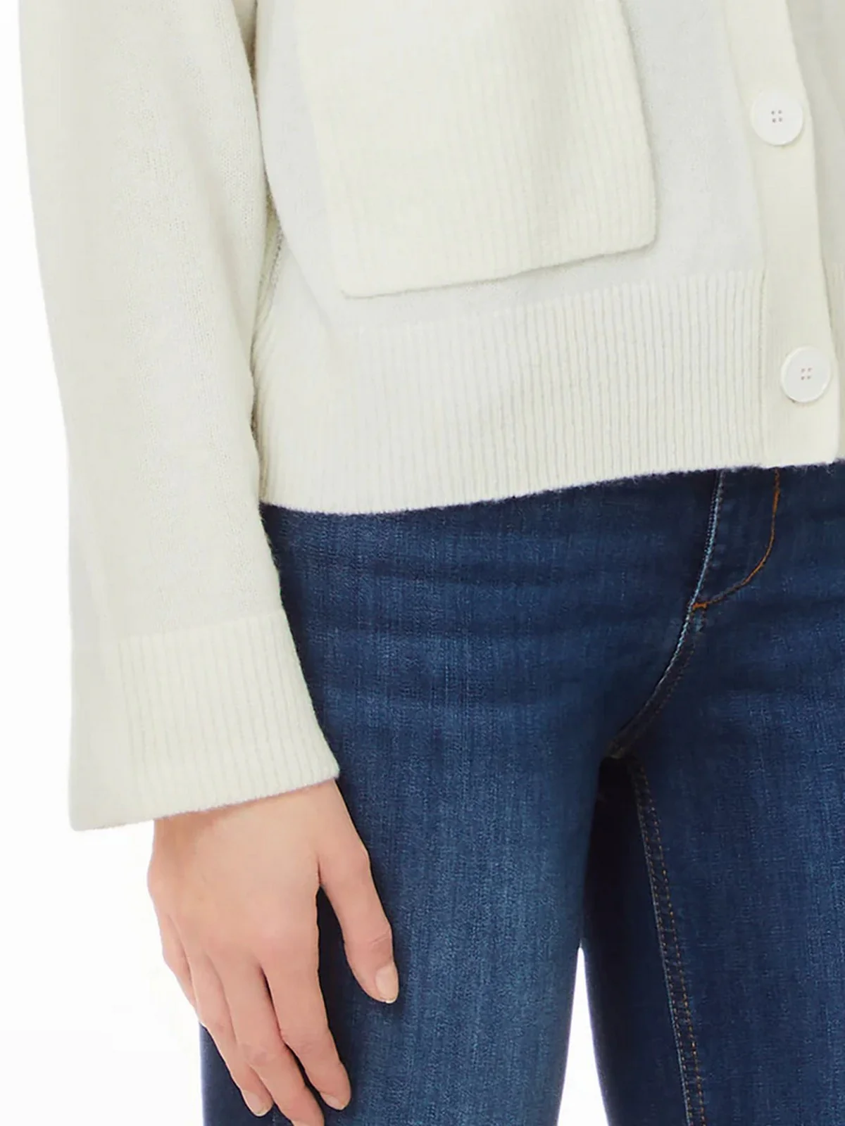 LIU JO WHITE Cardigan Donna WF4433MS009 10701 Bianco - Image 2