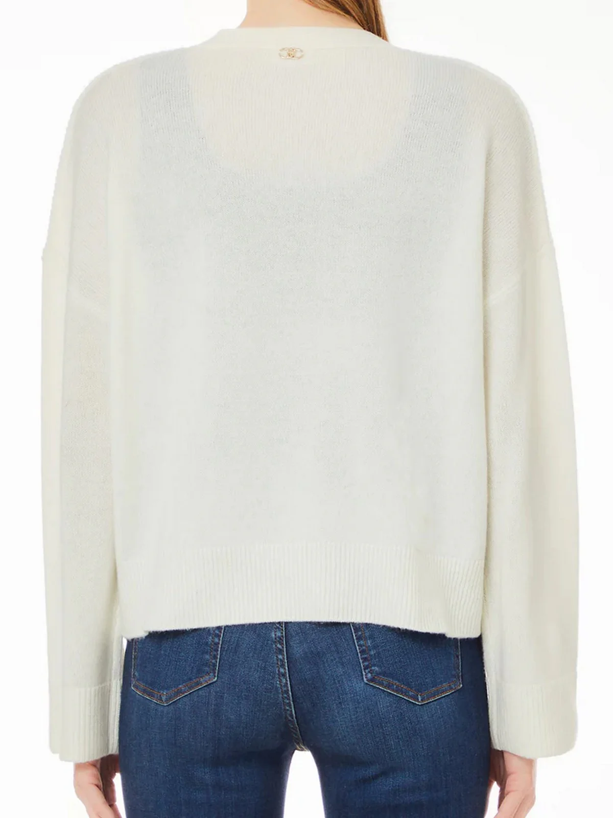 LIU JO WHITE Cardigan Donna WF4433MS009 10701 Bianco - Image 3