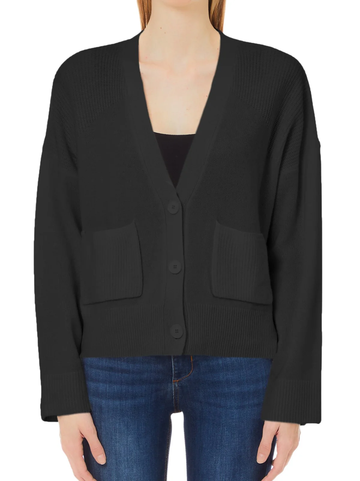 LIU JO WHITE Cardigan Donna  WF4433MS009 22222 Nero - Image 2