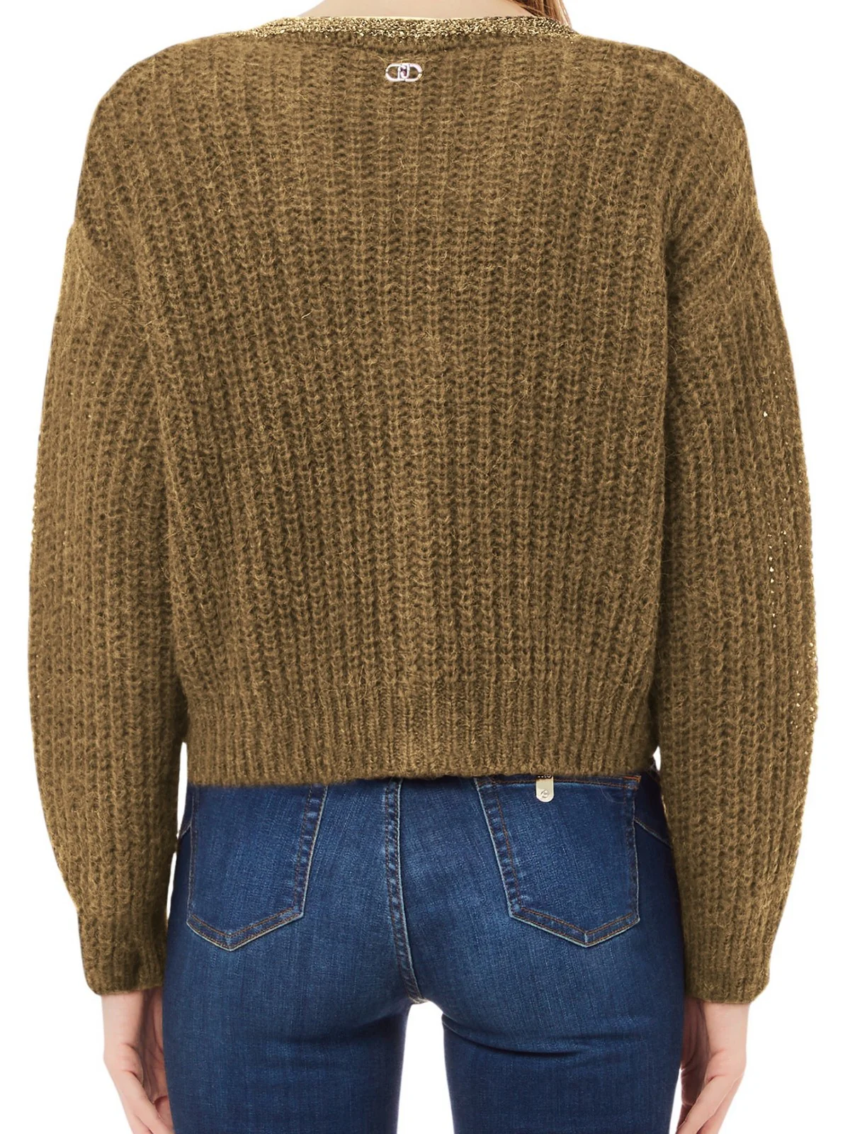 LIU JO WHITE Cardigan Donna  WF4529MAG71 81029 Marrone - Image 3