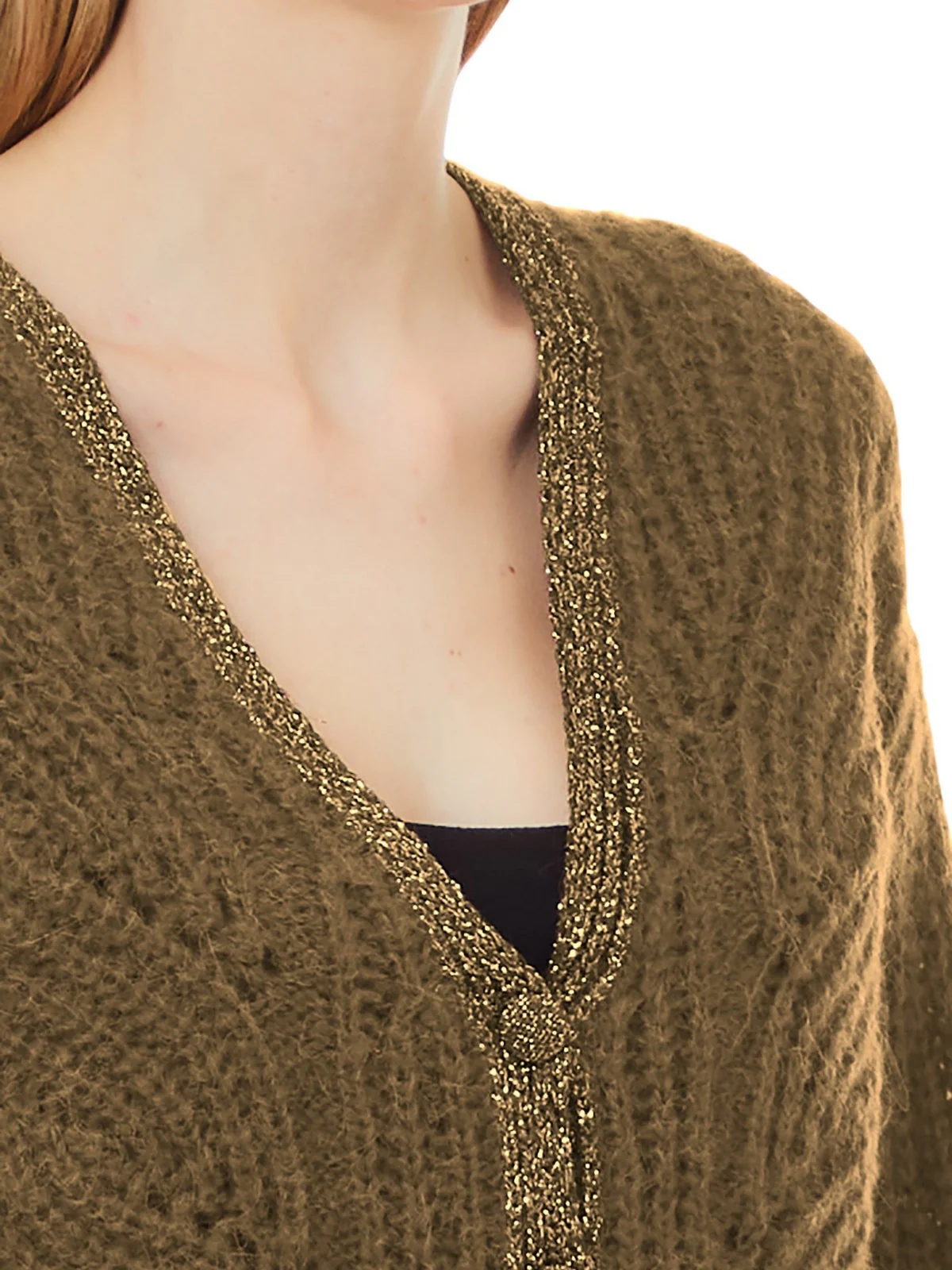 LIU JO WHITE Cardigan Donna  WF4529MAG71 81029 Marrone - Image 4