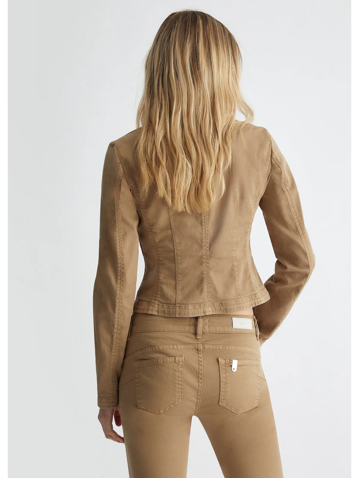 LIU JO WHITE Giacca Donna  MA4278T3489 71022 Beige - Image 6
