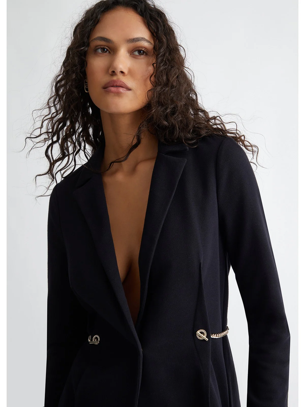 LIU JO WHITE Giacca Donna  MA4384F0583 22222 Nero - Image 4