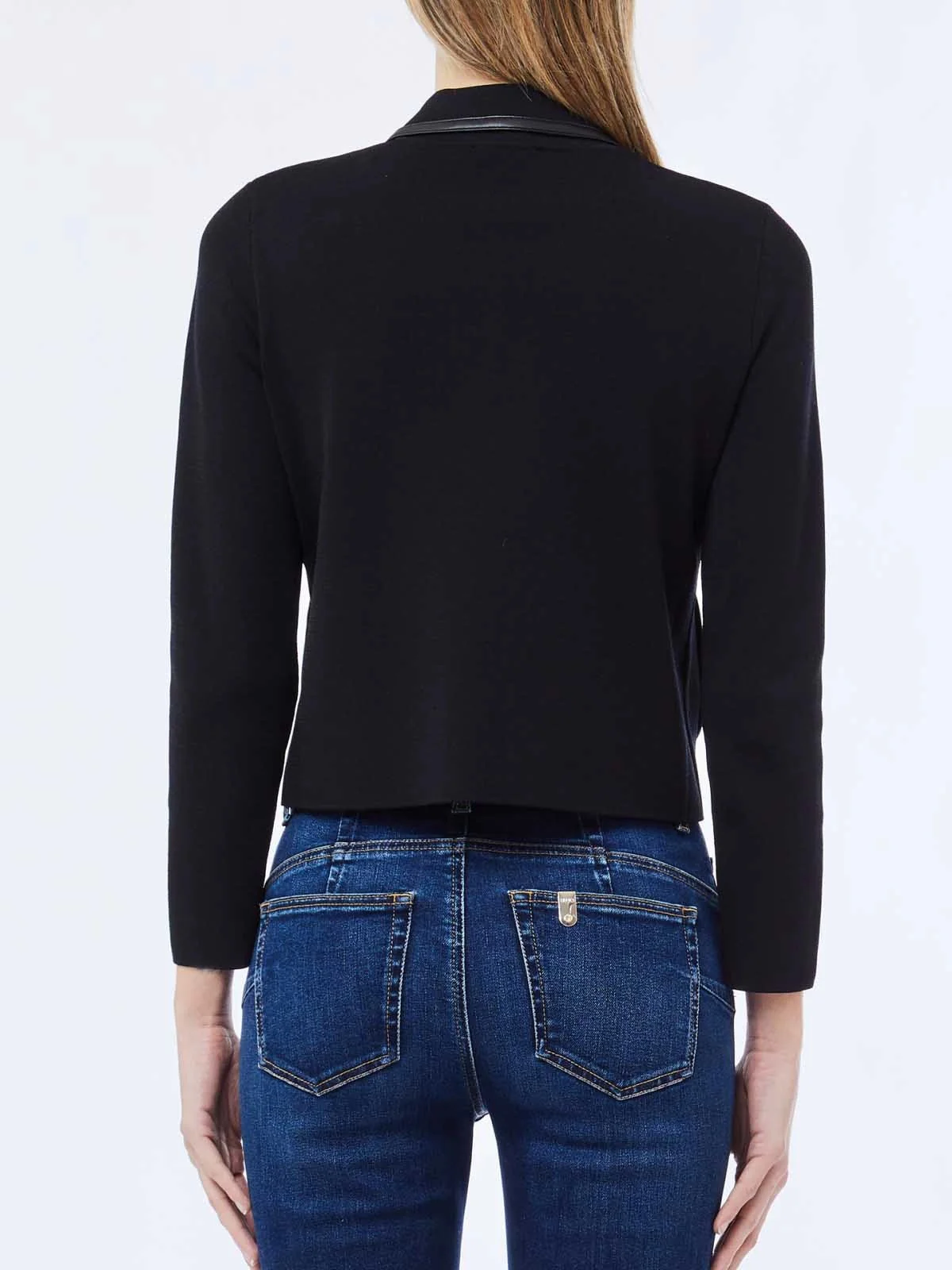 LIU JO WHITE Giacca Donna  MF5134MS55N 22222 Nero - Image 3