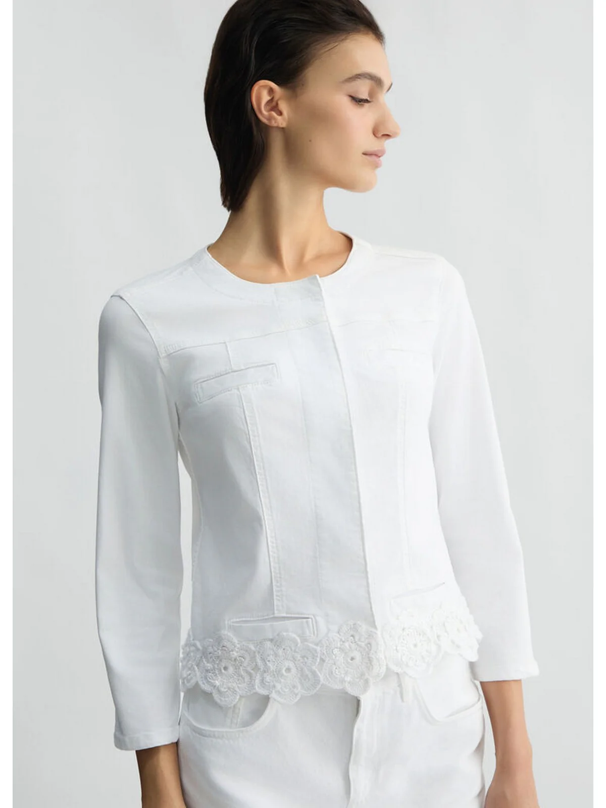 LIU JO WHITE Giacca Donna  WA5456T4033 M9603 Bianco - Image 2