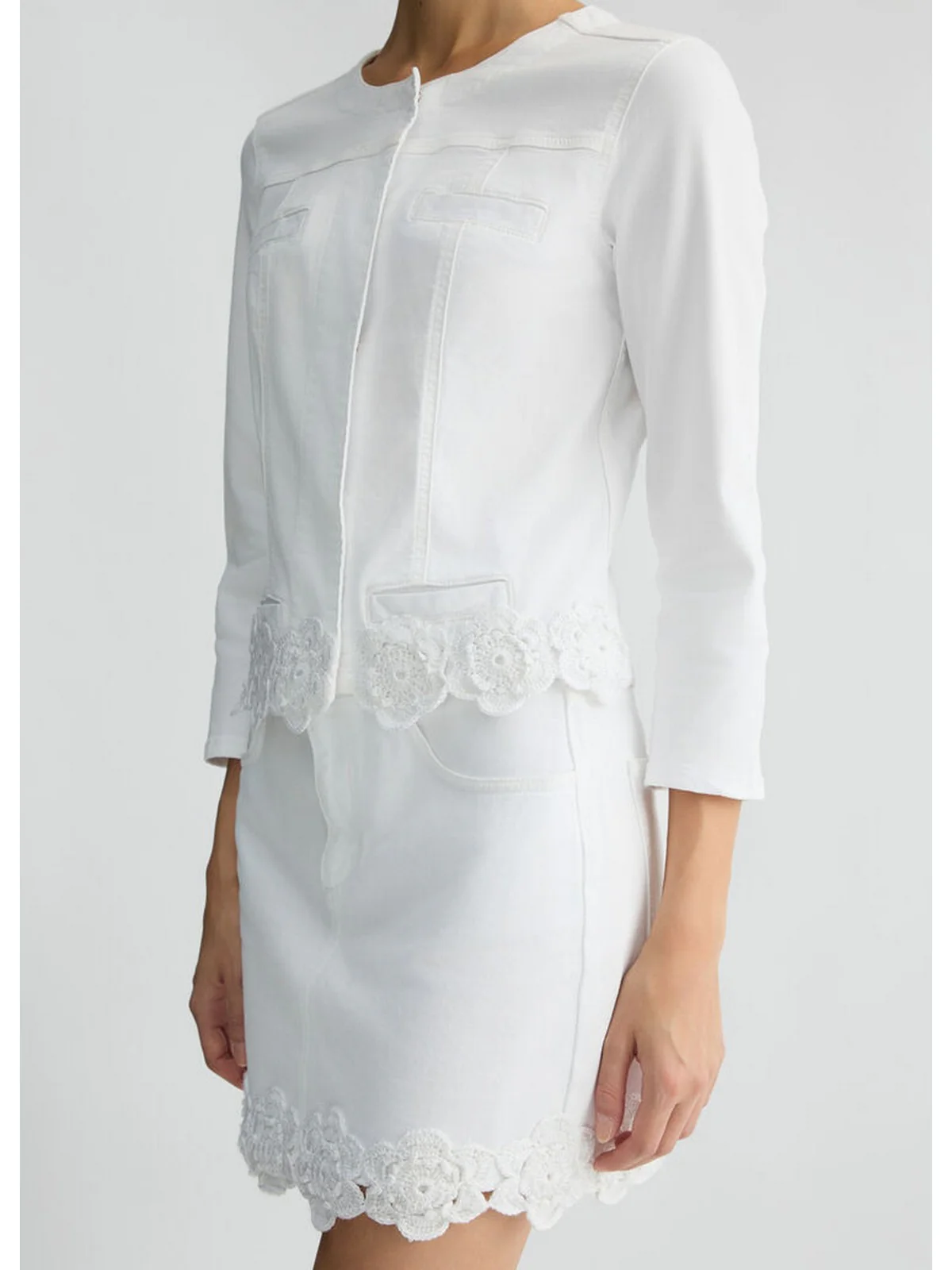 LIU JO WHITE Giacca Donna  WA5456T4033 M9603 Bianco - Image 4