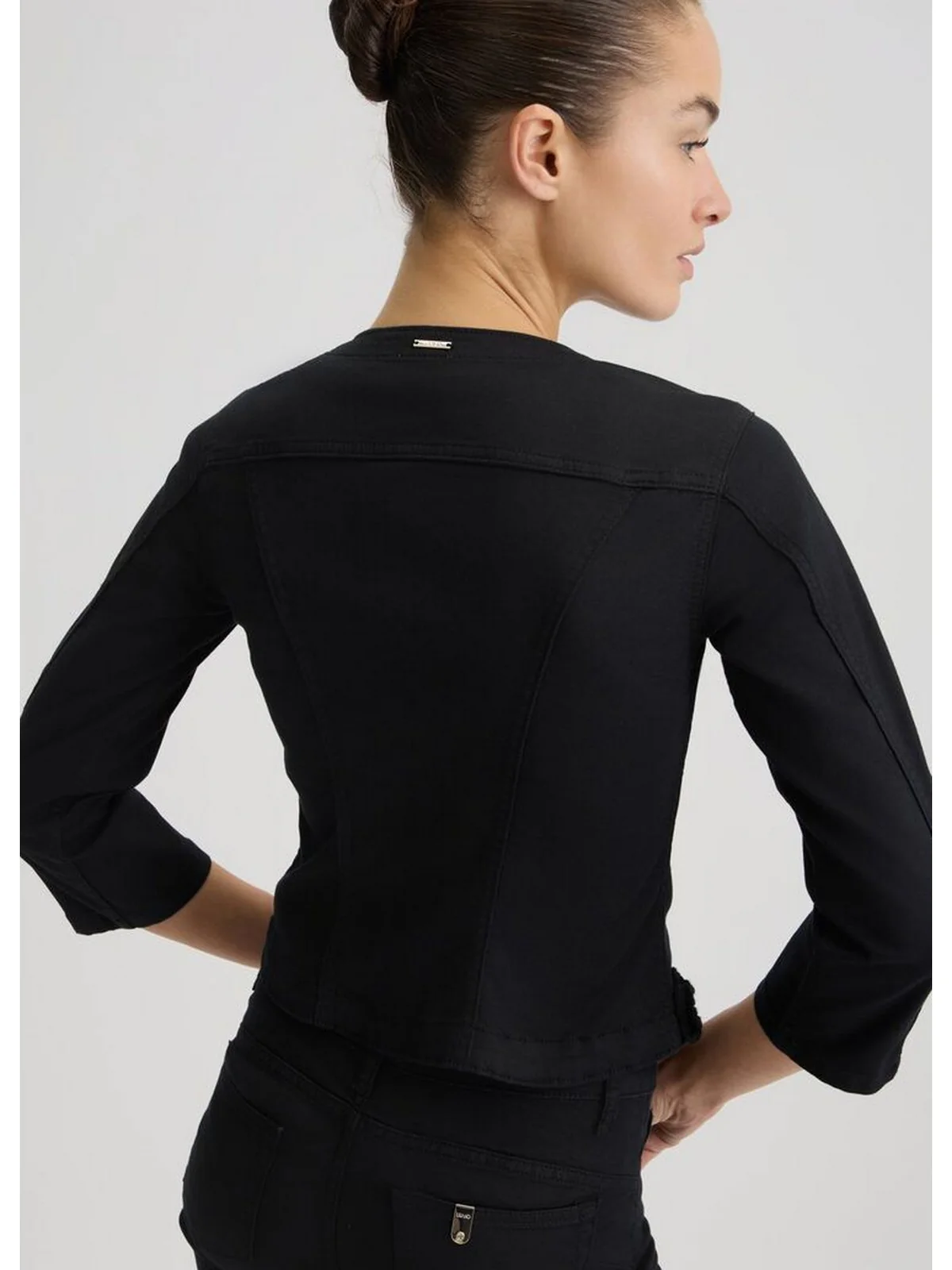 LIU JO WHITE Giacca Donna  WA5456T4033 M9639 Nero - Image 2