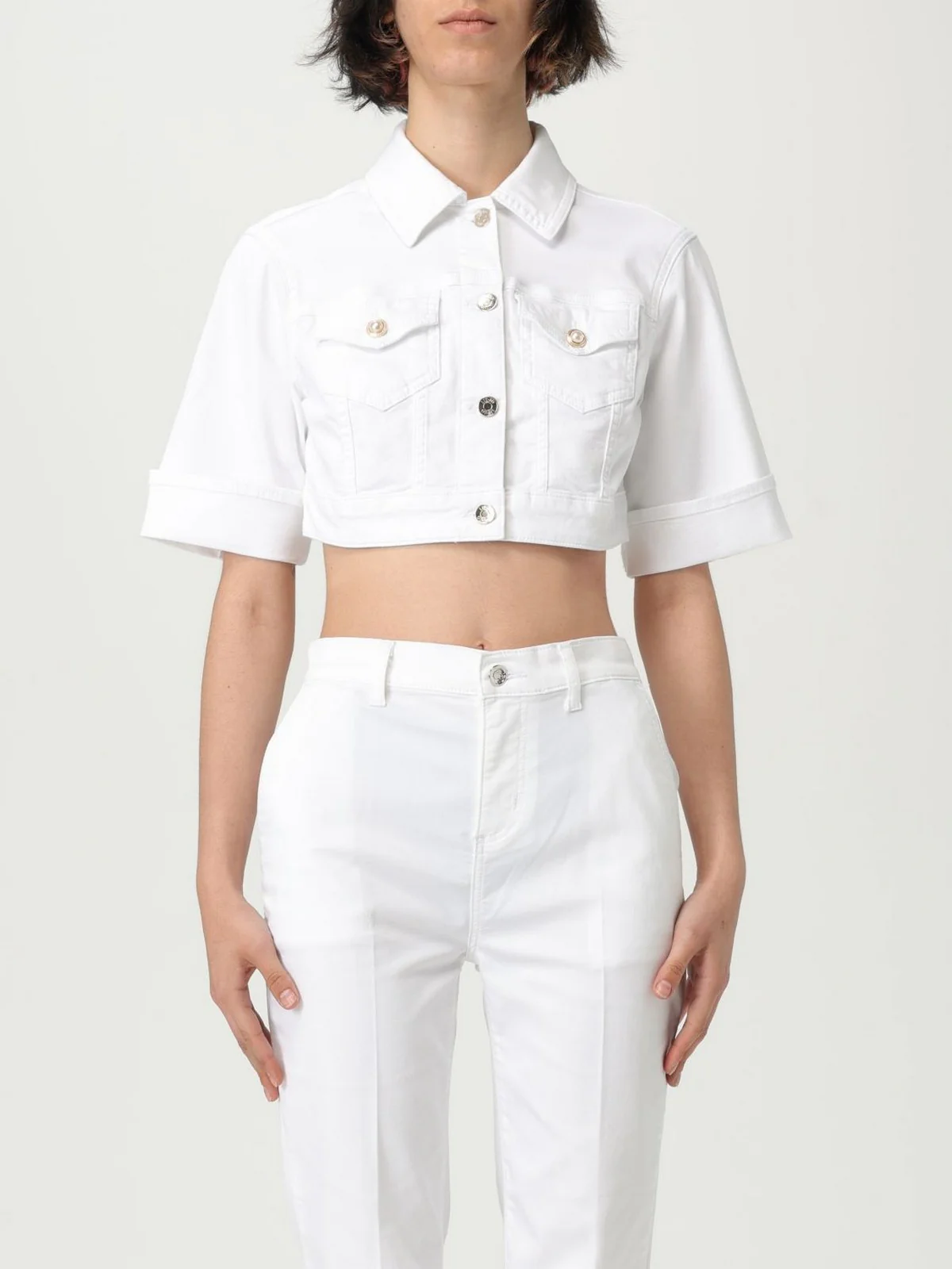 LIU JO WHITE Giacca Donna  WA5528T4033 11111 BIANCO OTTICO - Image 4