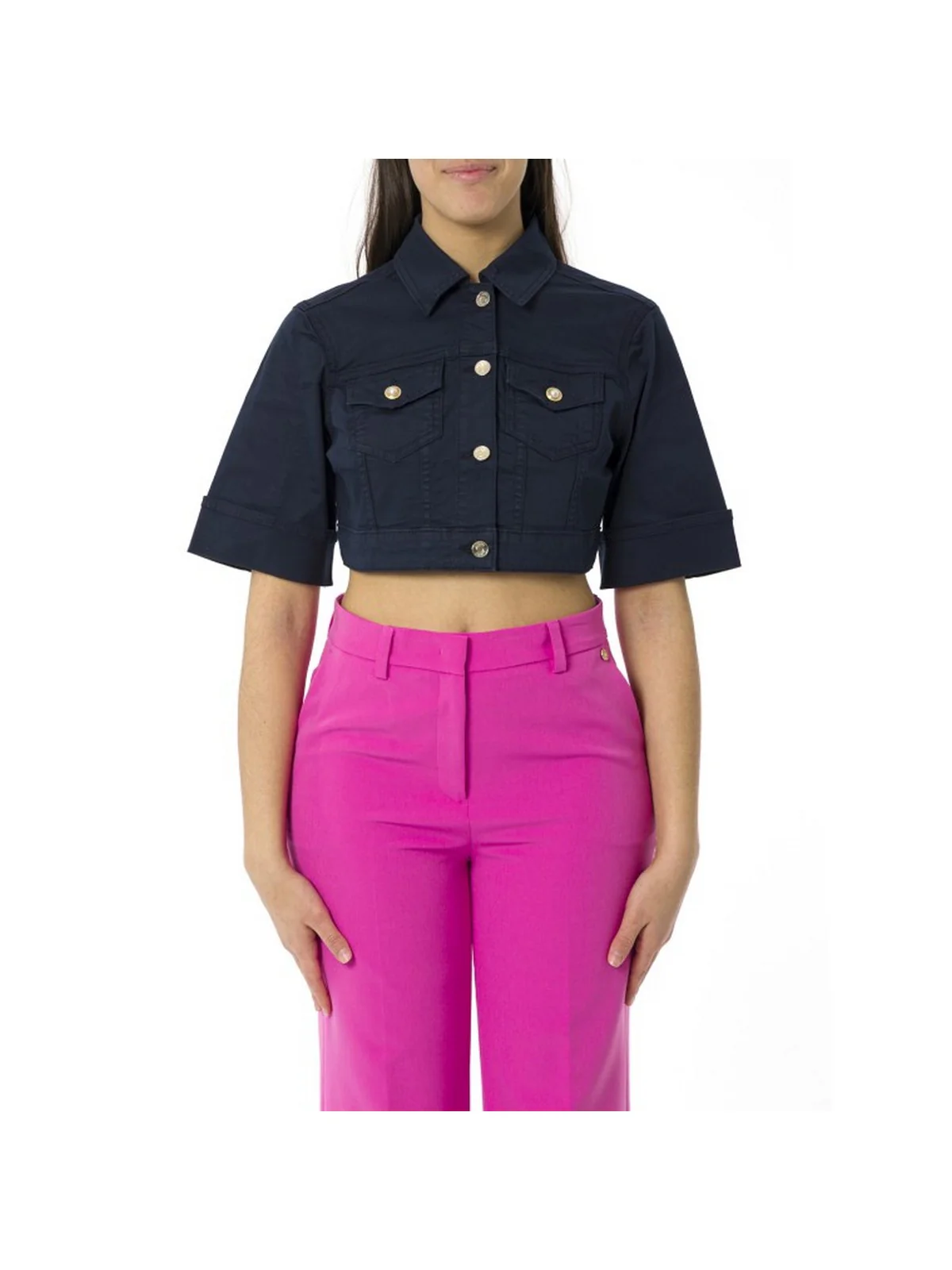 LIU JO WHITE Giacca Donna  WA5528T4033 93921 Blu - Image 2