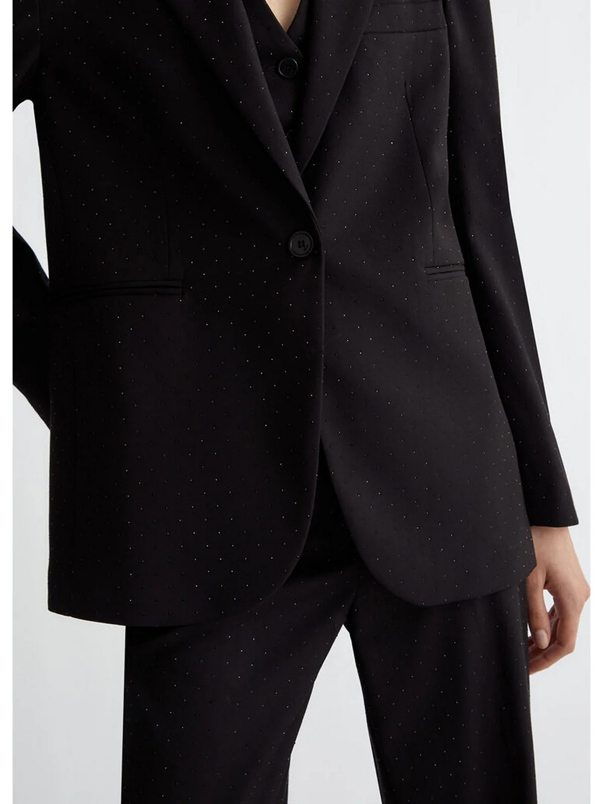 LIU JO WHITE Giacca Donna  WF4446T2627 M9027 Nero - Image 2