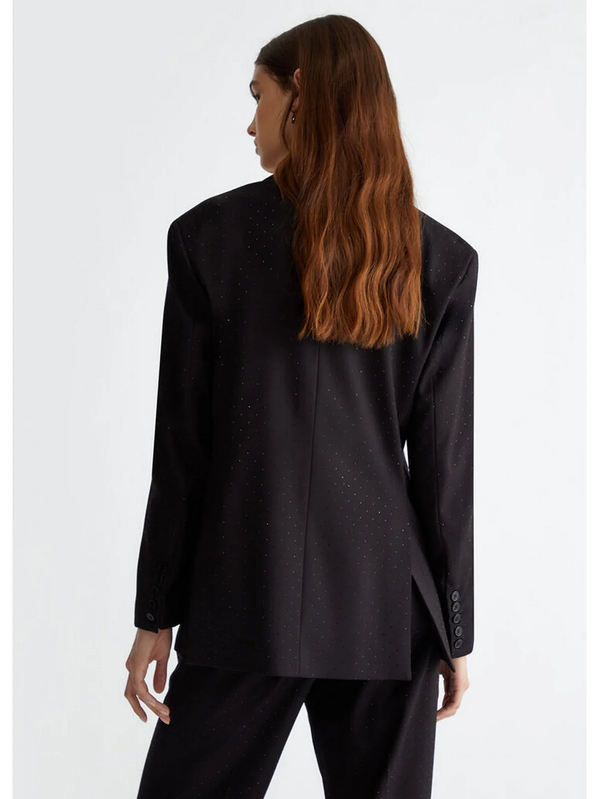 LIU JO WHITE Giacca Donna  WF4446T2627 M9027 Nero - Image 5