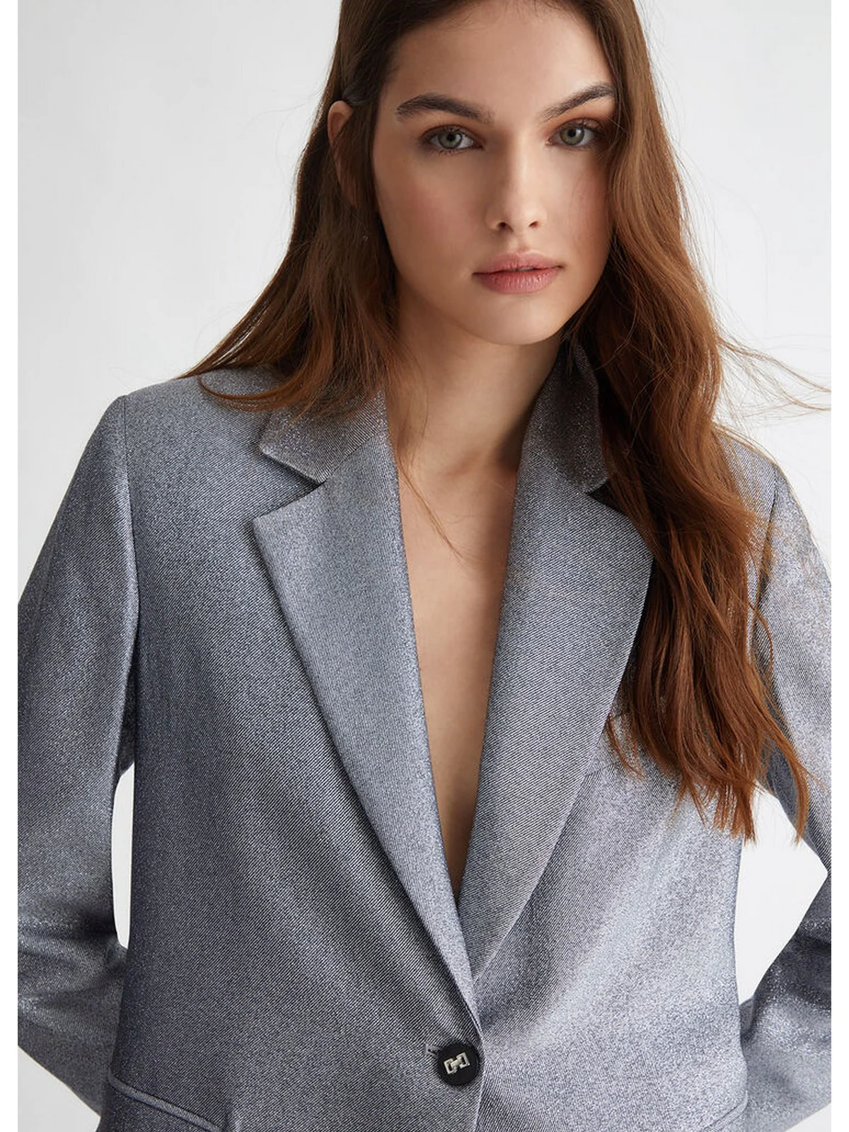 LIU JO WHITE Giacca Donna  WF4468T1021 04013 Grigio - Image 2
