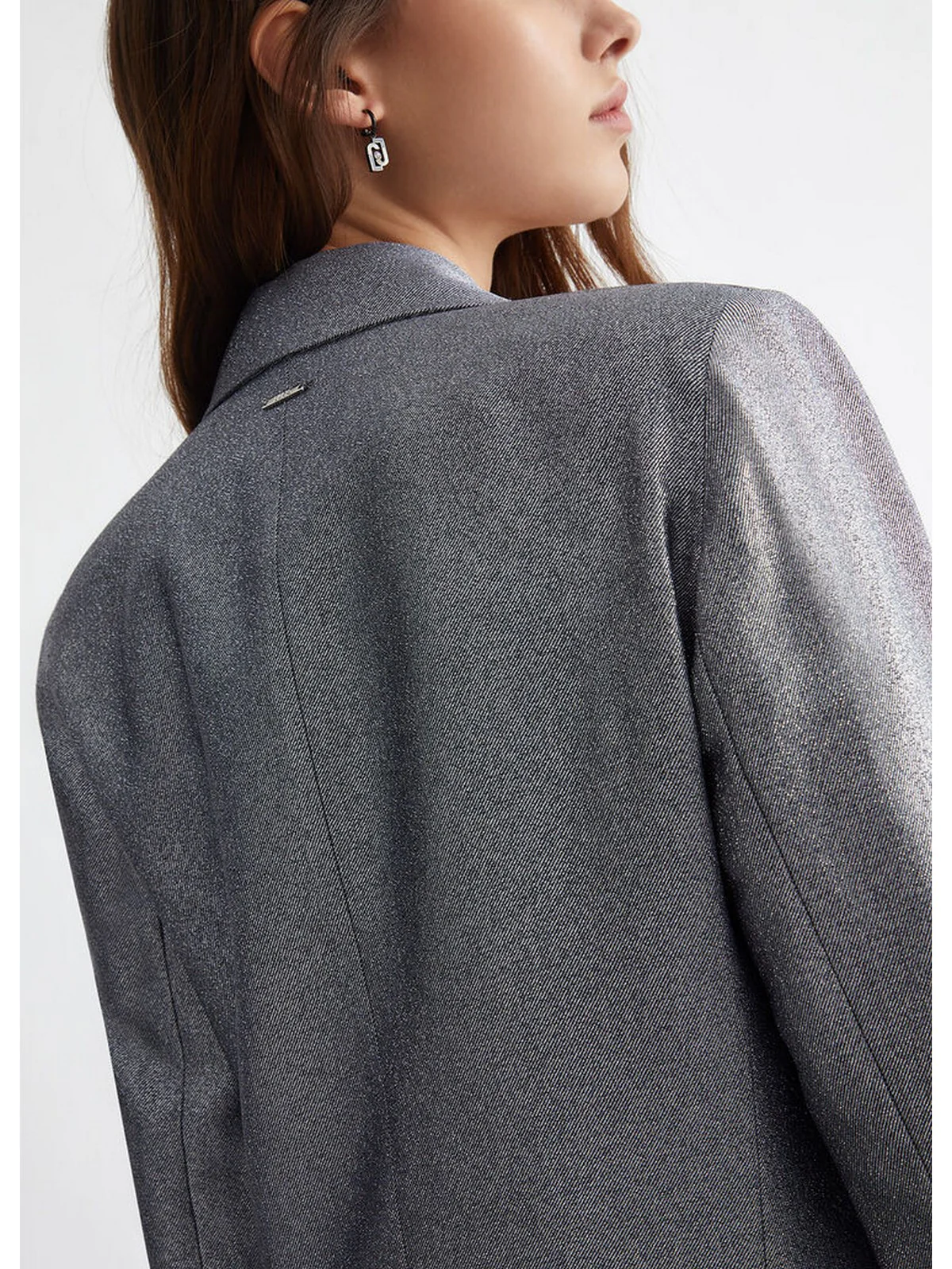 LIU JO WHITE Giacca Donna  WF4468T1021 04013 Grigio - Image 4