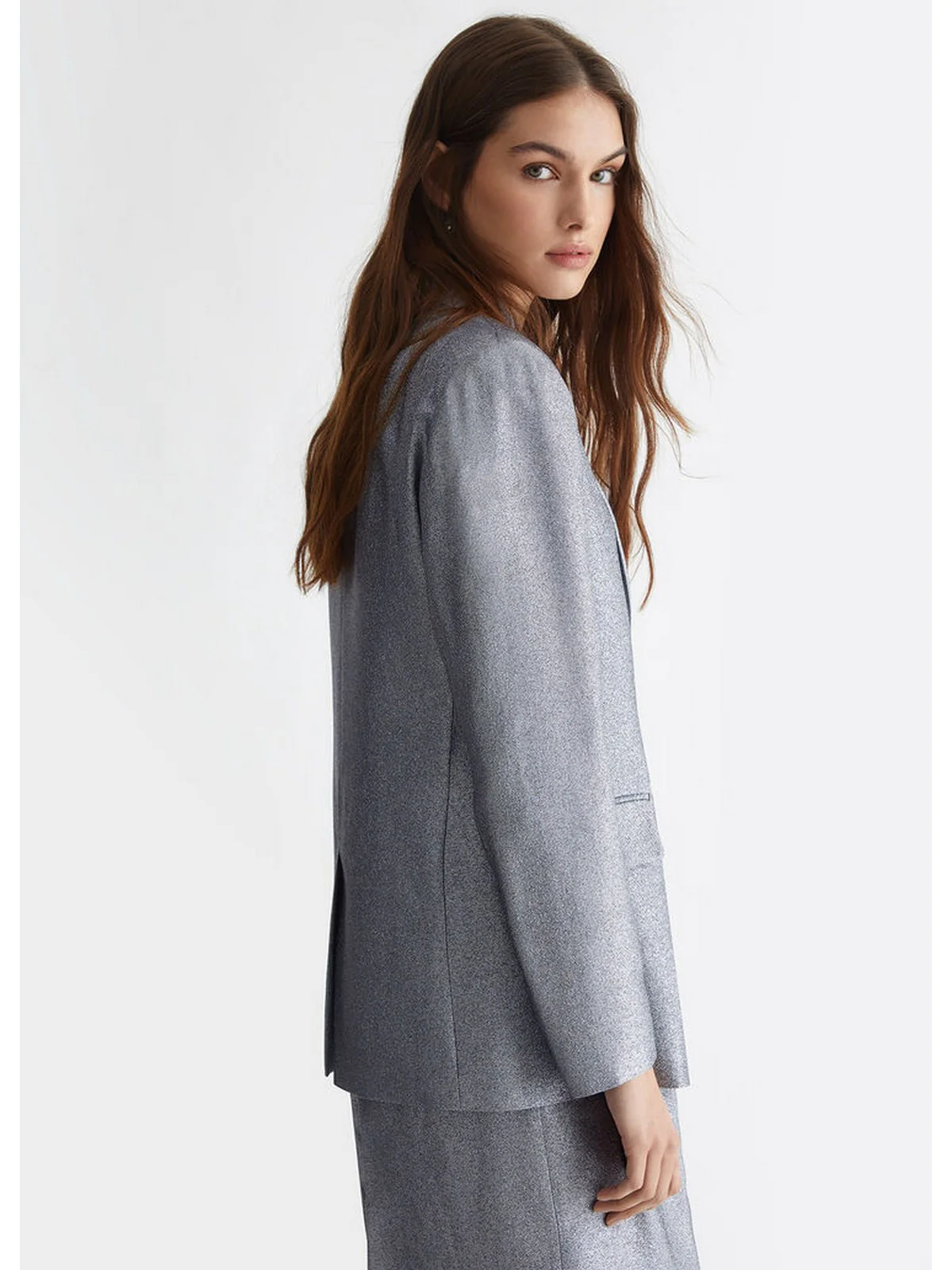 LIU JO WHITE Giacca Donna  WF4468T1021 04013 Grigio - Image 5