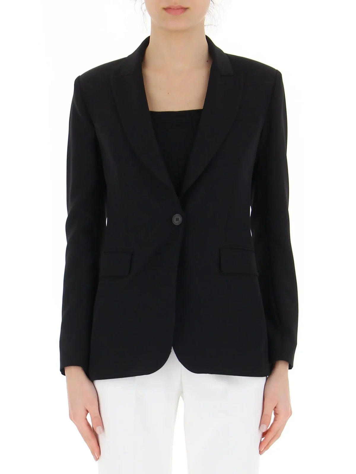 LIU JO WHITE Giacca Donna WXX052T7896 22222 Nero - Image 3