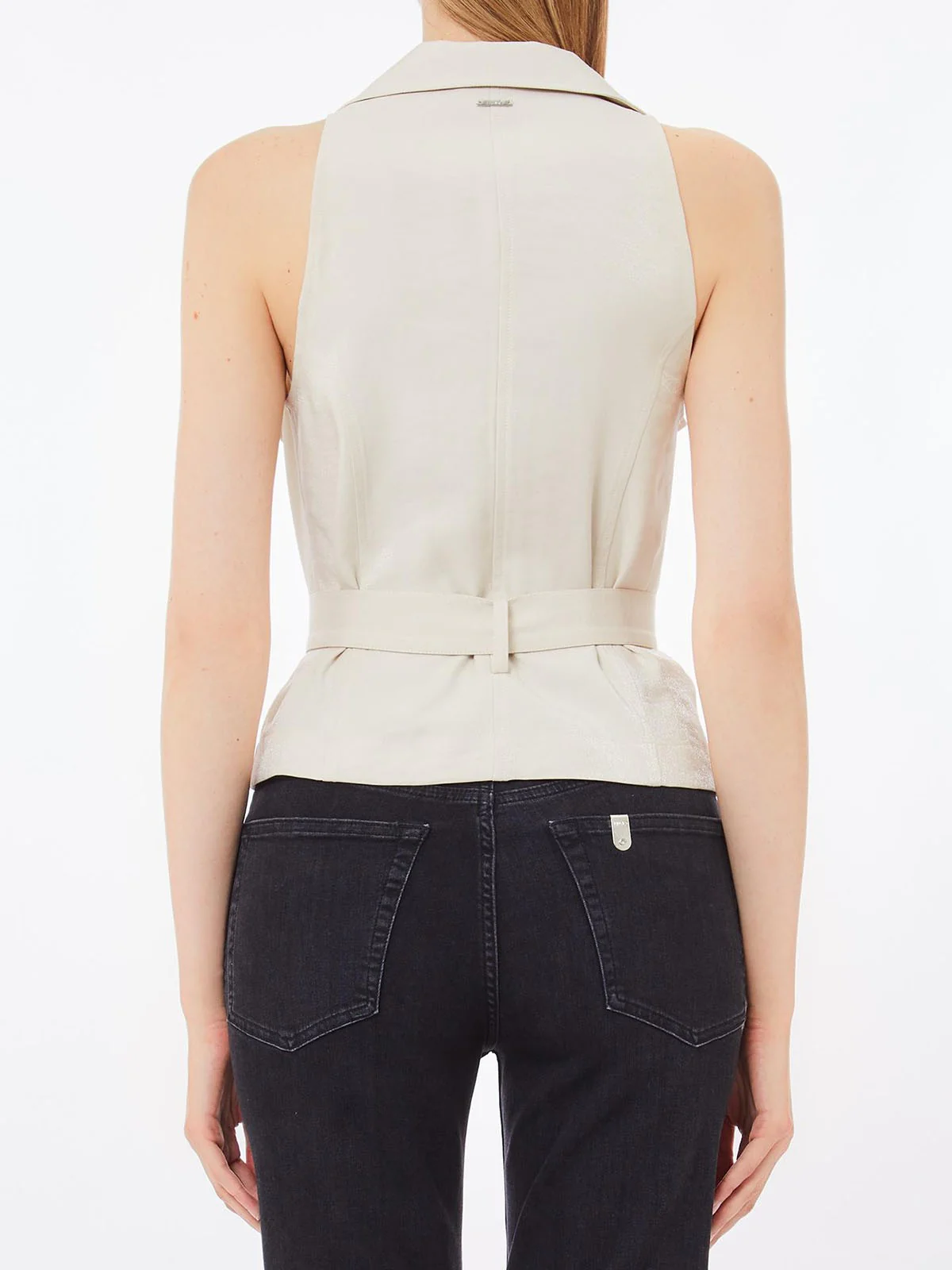 LIU JO WHITE Gilet Donna  WA5422T3406 20304 Bianco - Image 3
