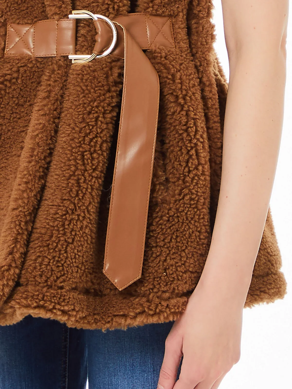 LIU JO WHITE Gilet Donna  WF4257E0978 81029 Marrone - Image 2
