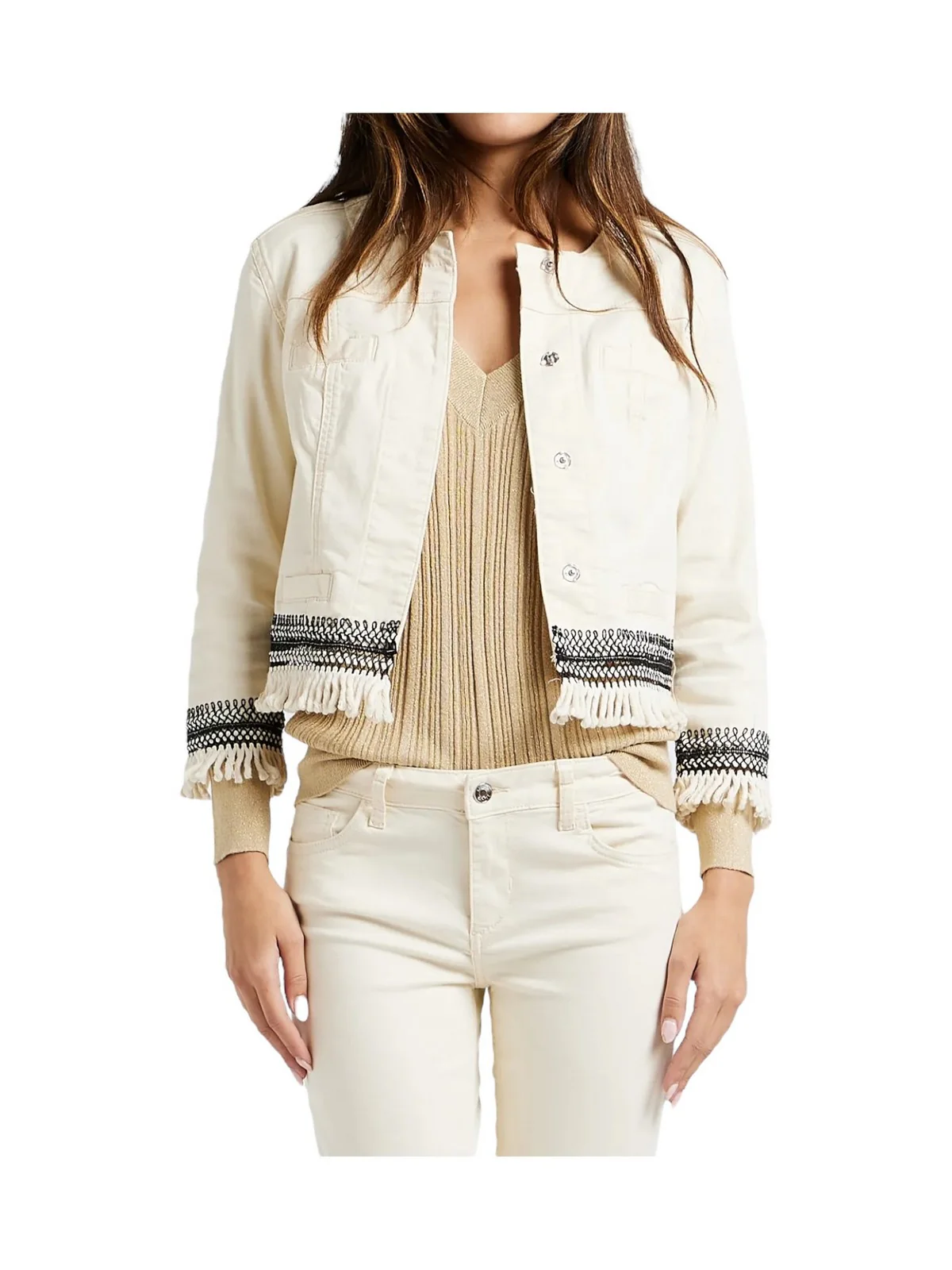 LIU JO WHITE Giubbino Donna MA4297T4033 N9356 Beige - Image 2