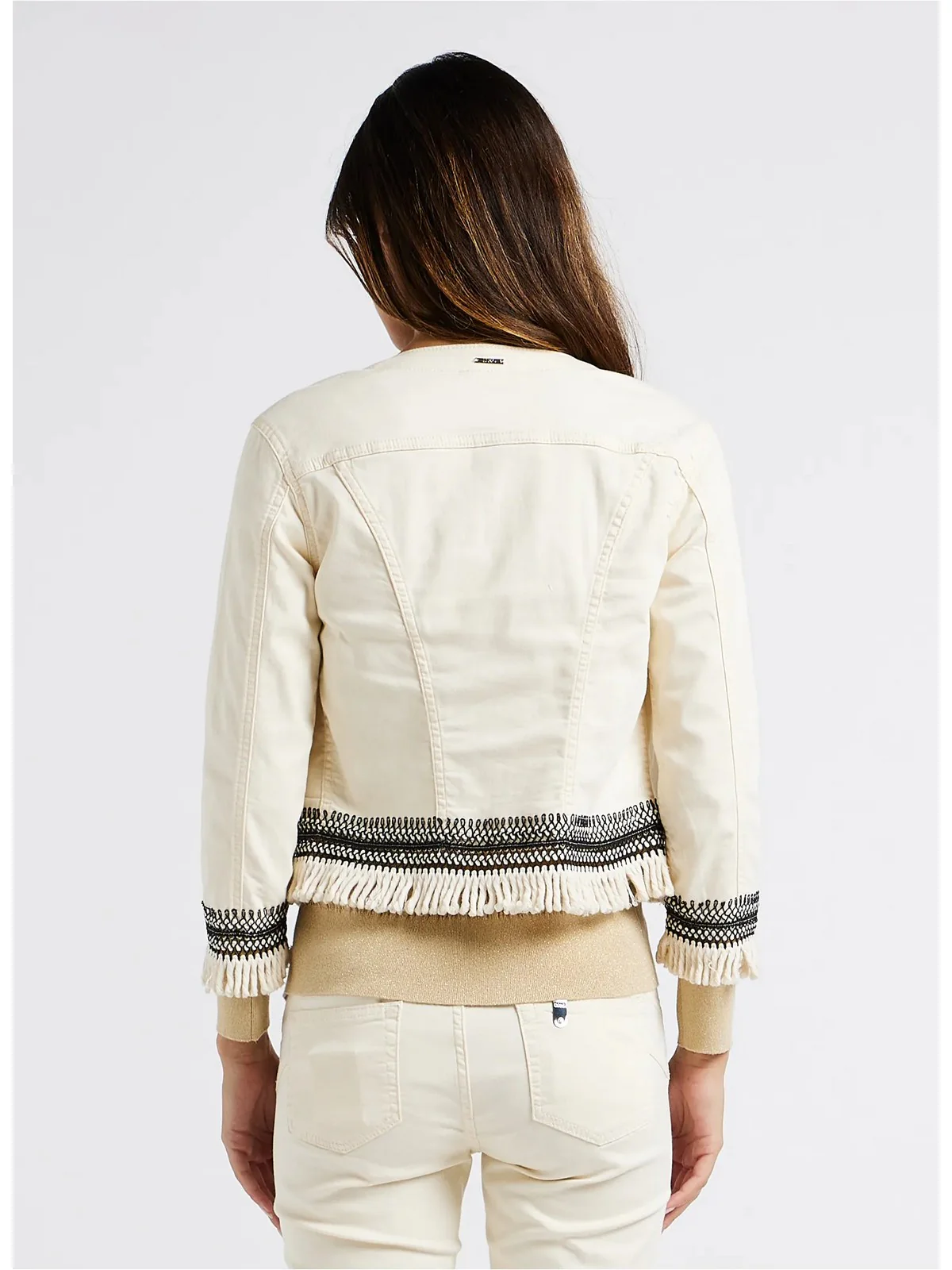 LIU JO WHITE Giubbino Donna MA4297T4033 N9356 Beige - Image 3