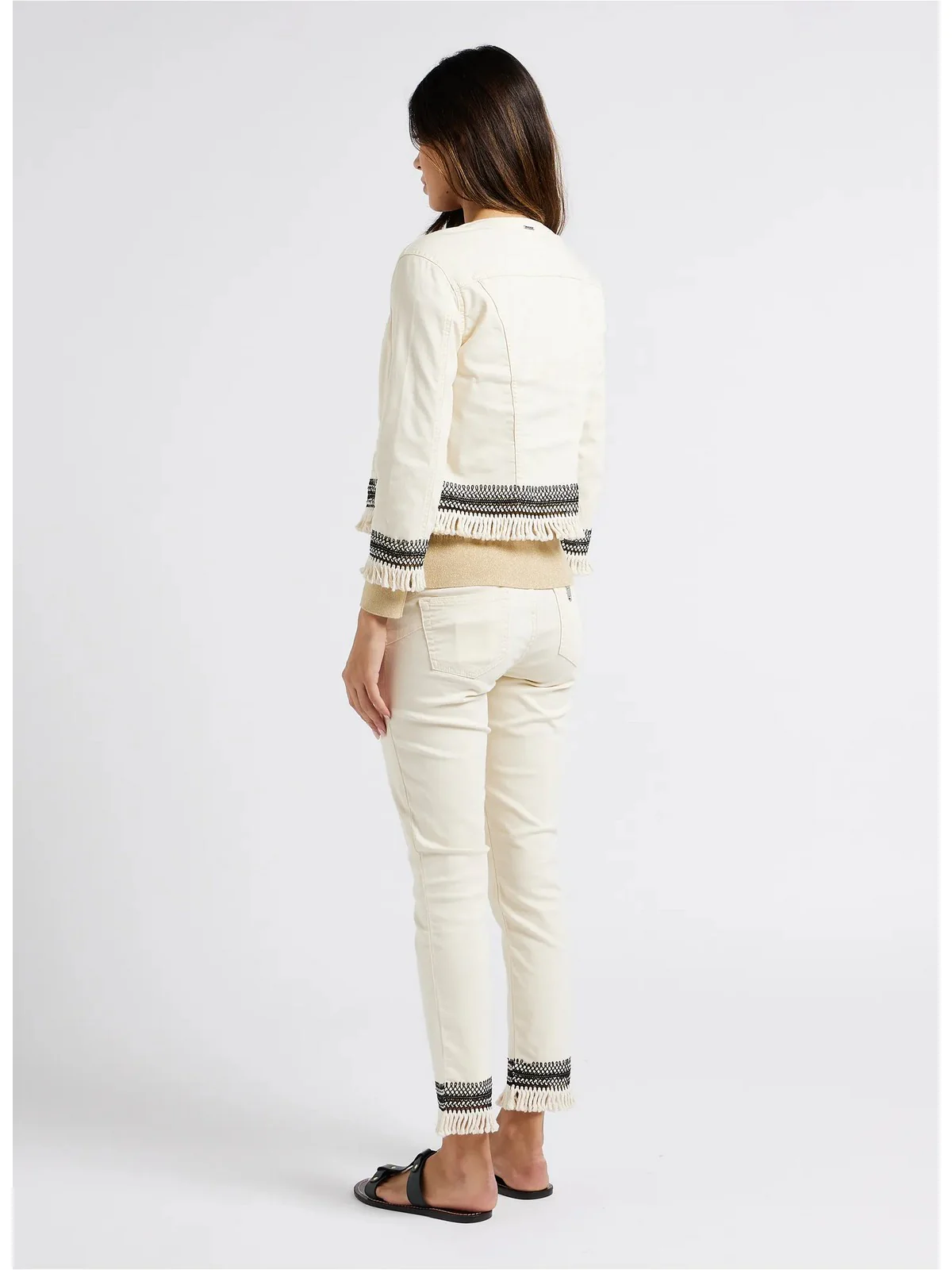 LIU JO WHITE Giubbino Donna MA4297T4033 N9356 Beige - Image 4