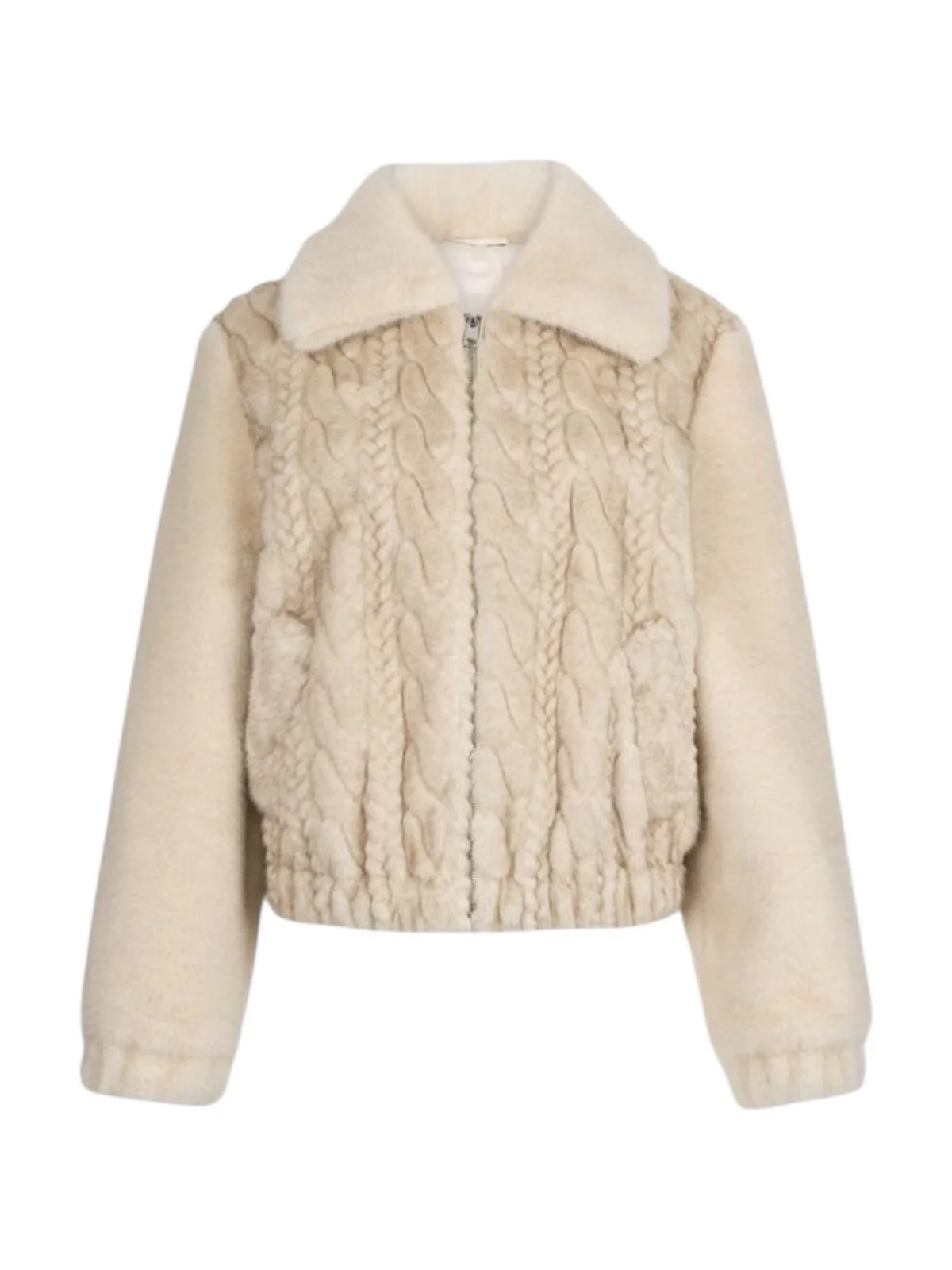 LIU JO WHITE Giubbino Donna MF5094E1044 W9868 NATURAL BEIGE