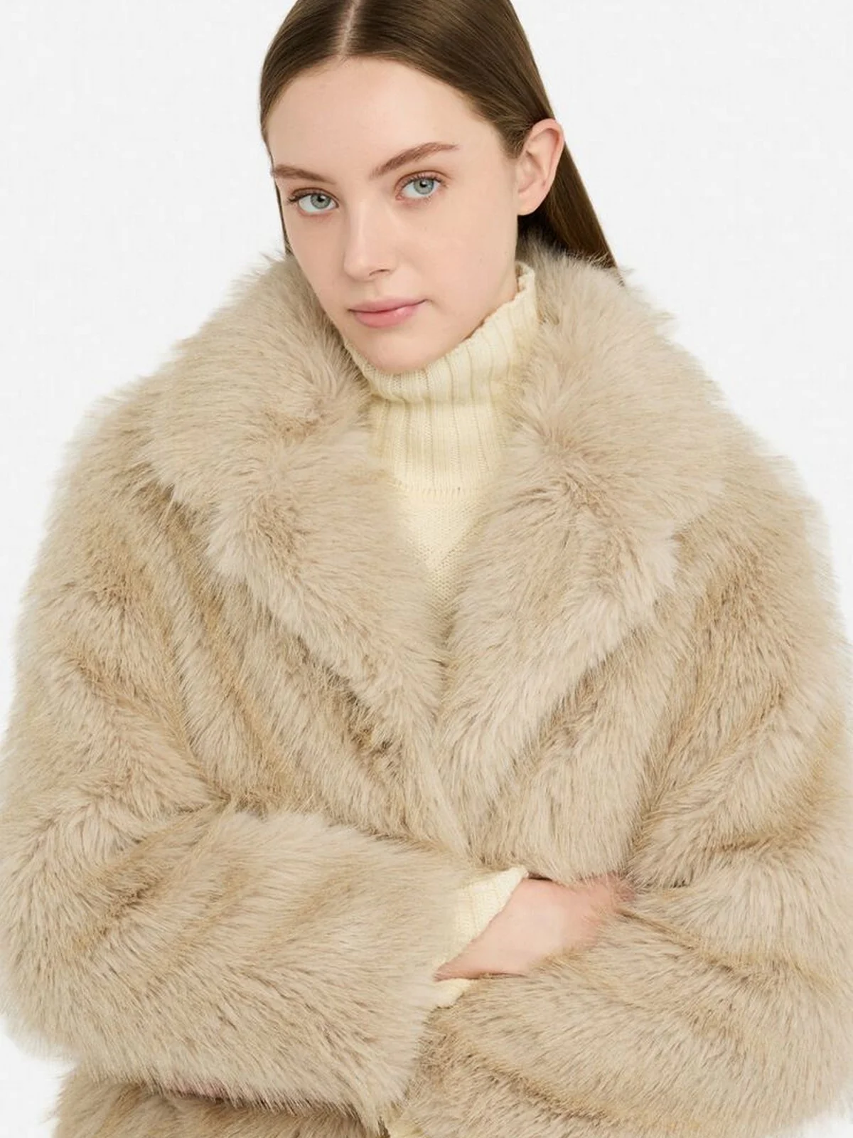 LIU JO WHITE Giubbino Donna  MF5459E1024 60946 HONEY - Image 3