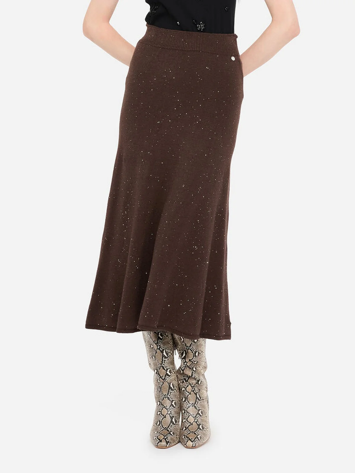 LIU JO WHITE Gonna Donna MF5295MA27R A4367 Cioccolato met - Image 3