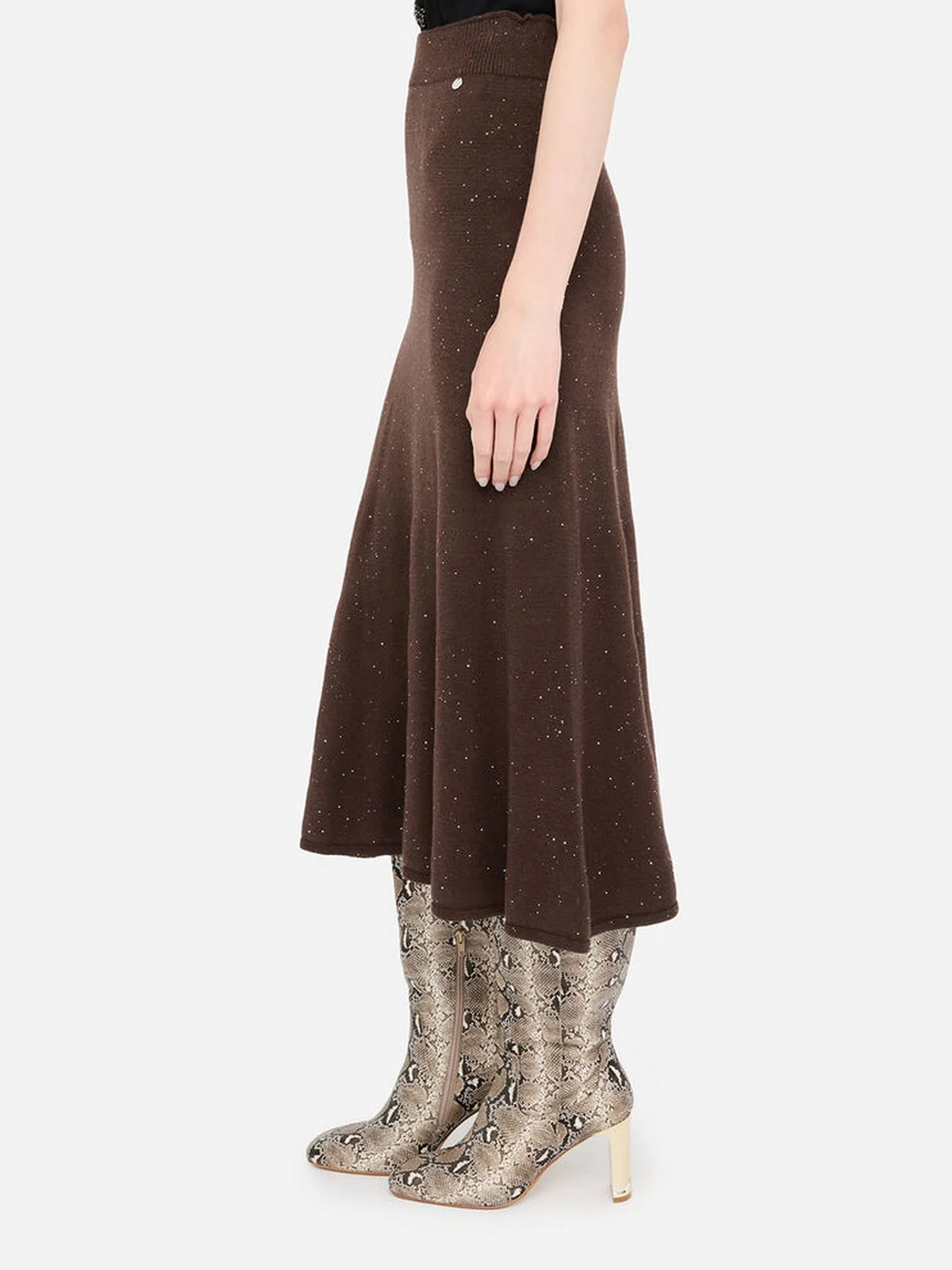 LIU JO WHITE Gonna Donna MF5295MA27R A4367 Cioccolato met - Image 4