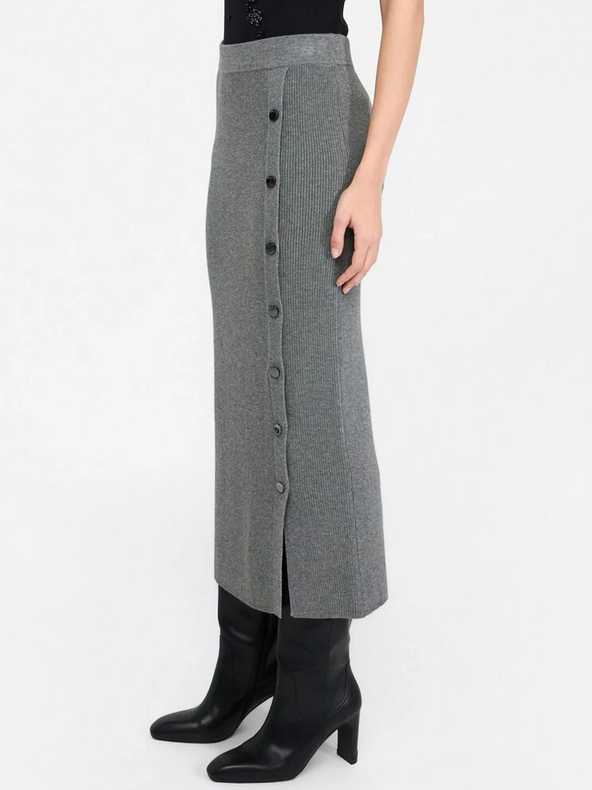 LIU JO WHITE Gonna Donna  MF5372MS99E 02050 GRIGIO MD.MELANGE - Image 3