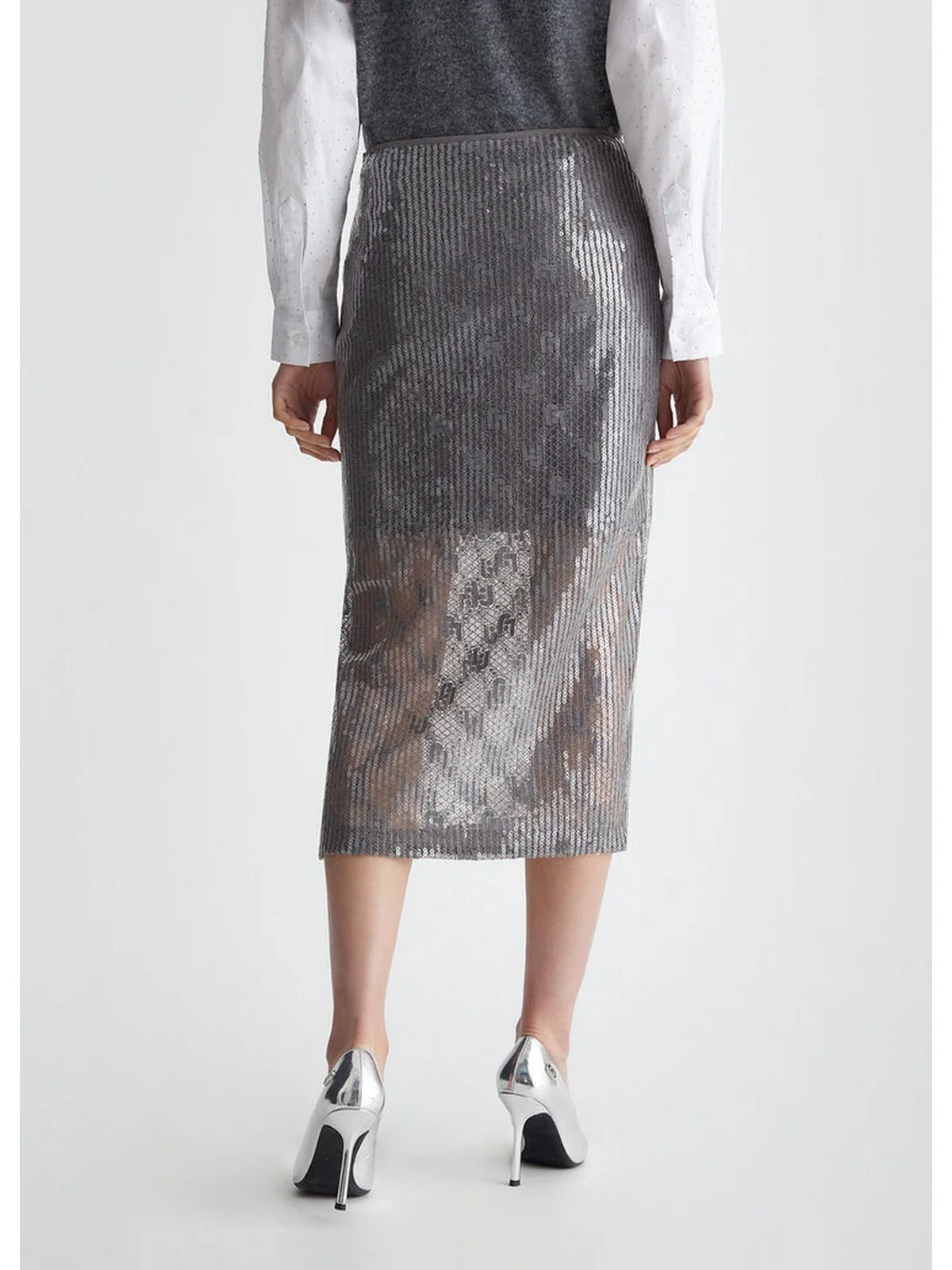 LIU JO WHITE Gonna Donna  WF4155J4792 80000 Grigio - Image 5