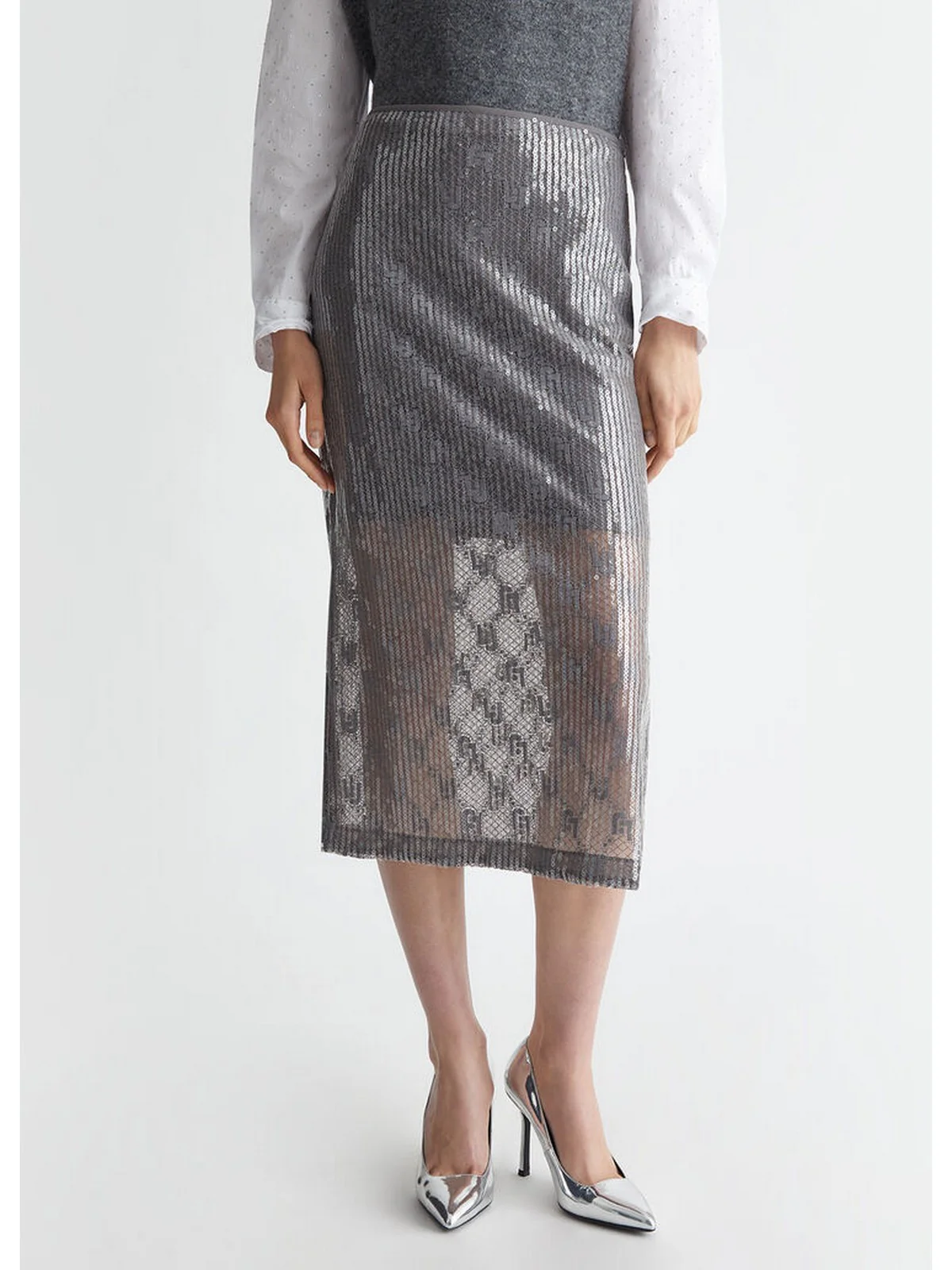 LIU JO WHITE Gonna Donna  WF4155J4792 80000 Grigio - Image 6