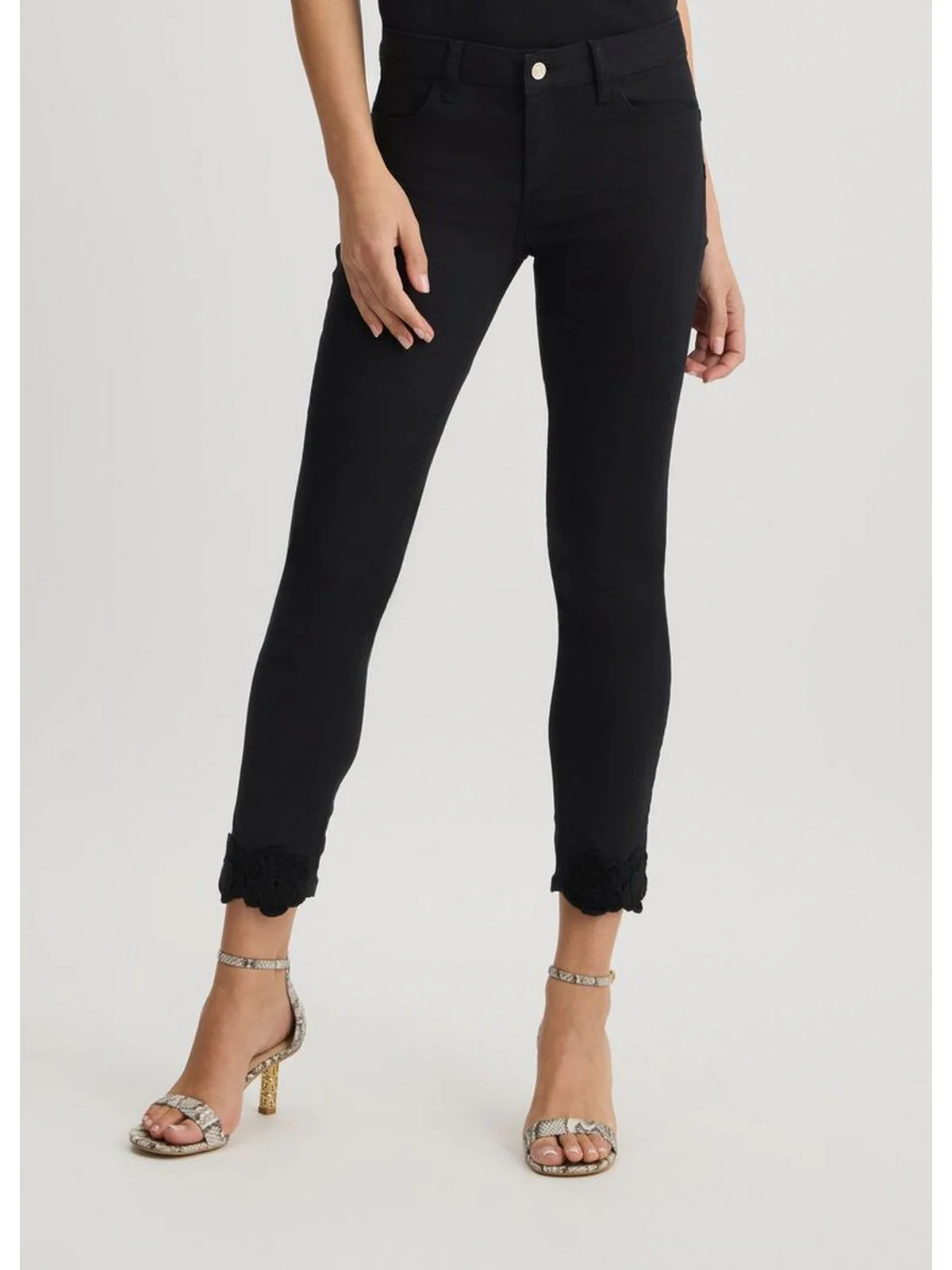 LIU JO WHITE Jeans Donna  WA5457T4033 M9639 Nero - Image 4