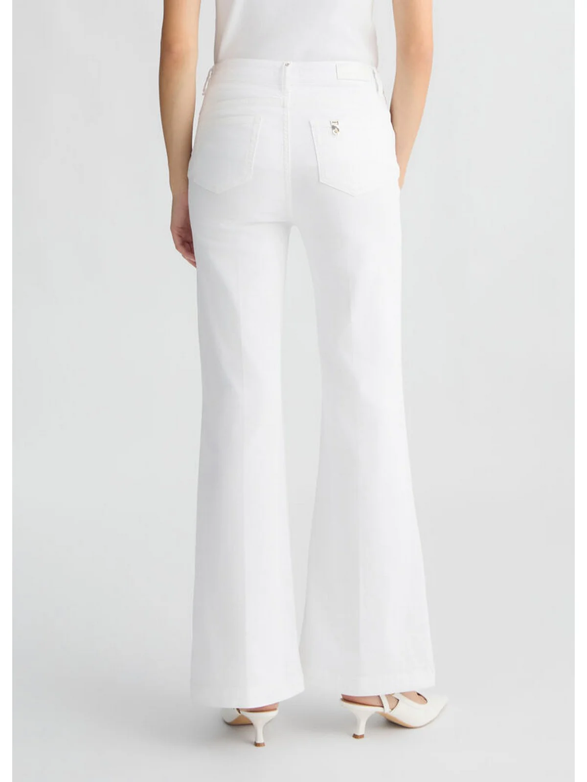 LIU JO WHITE Jeans Donna  WA5459T4033 11111 Bianco - Image 4