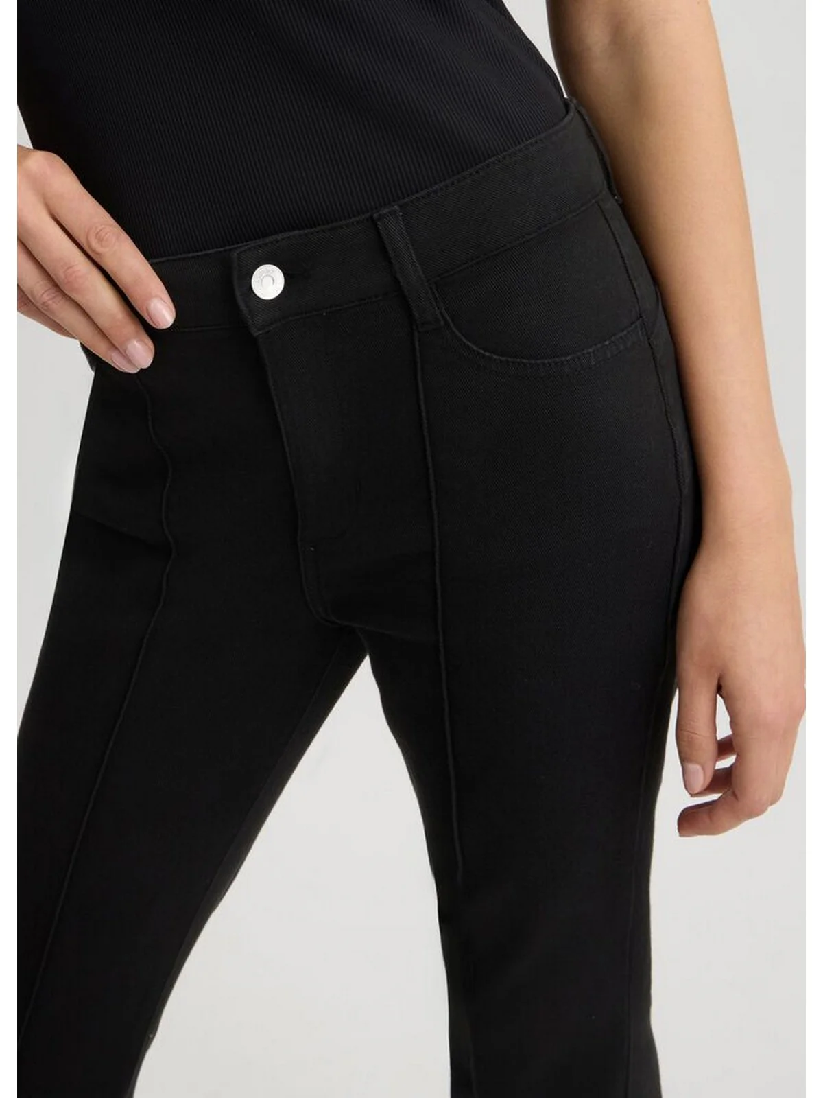 LIU JO WHITE Jeans Donna WA5465T1816 22222 NERO - Image 2