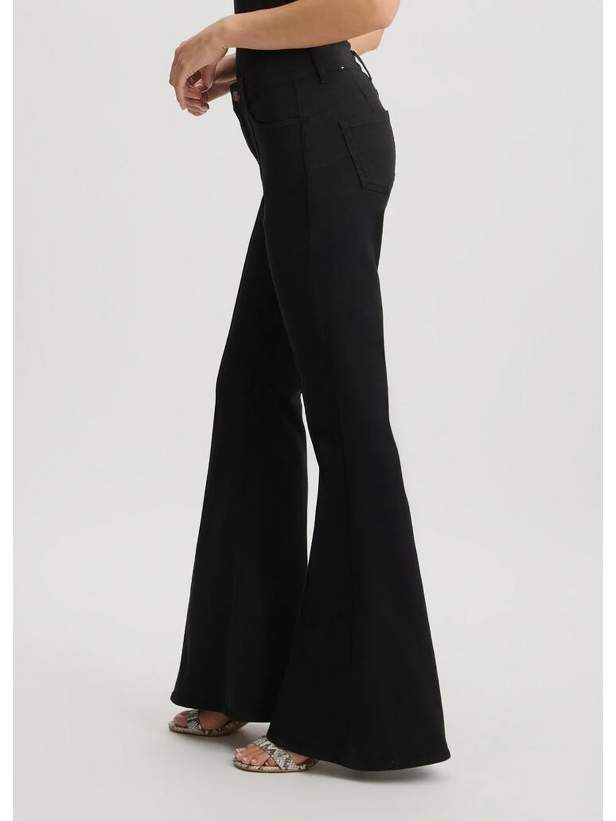 LIU JO WHITE Jeans Donna WA5465T1816 22222 NERO - Image 3