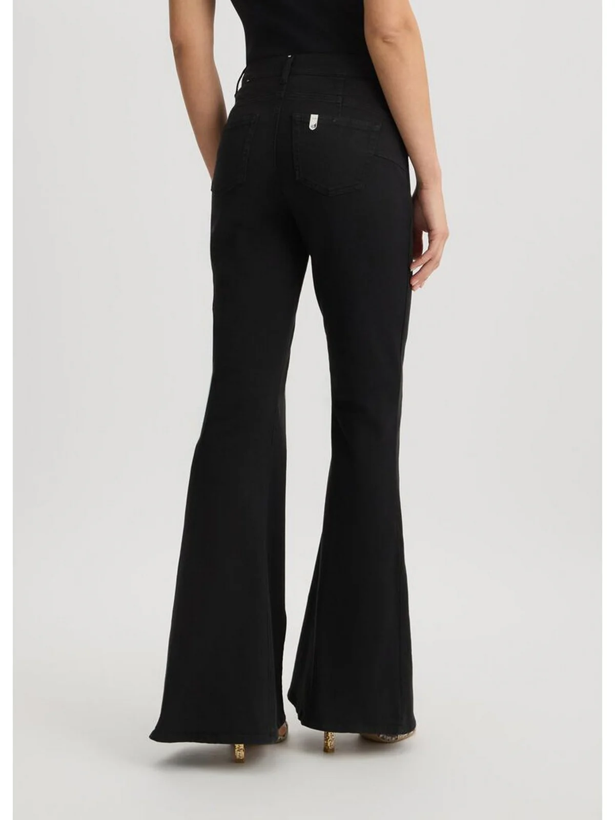 LIU JO WHITE Jeans Donna WA5465T1816 22222 NERO - Image 5