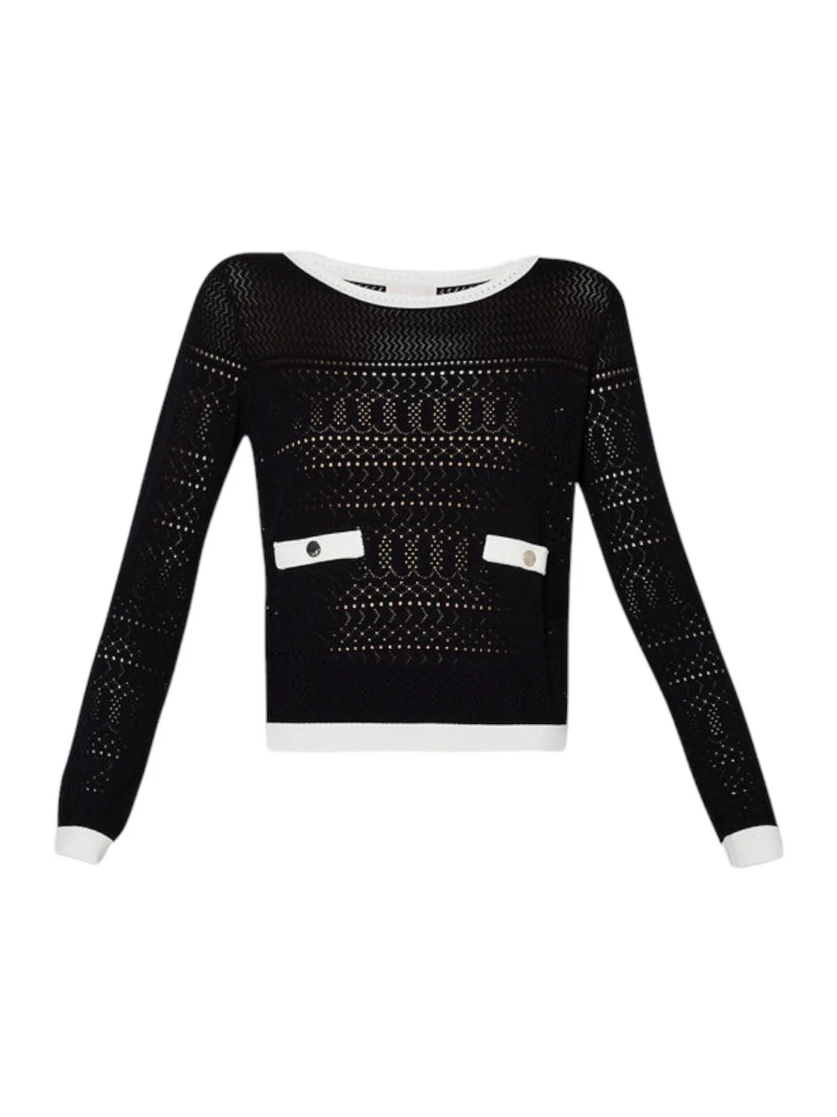 LIU JO WHITE Maglia Donna MA4053MS52N C3415 Nero