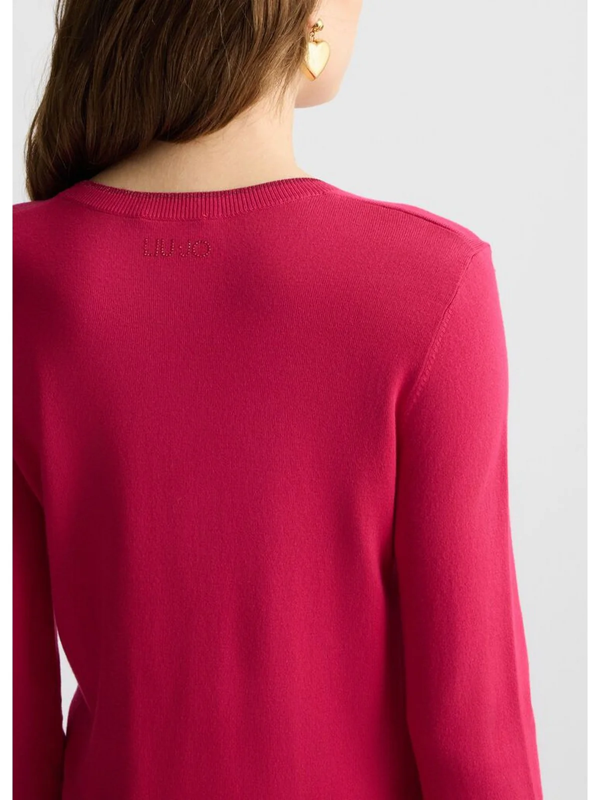 LIU JO WHITE Maglia Donna WA5381MS49I 81950 Rosa - Image 3