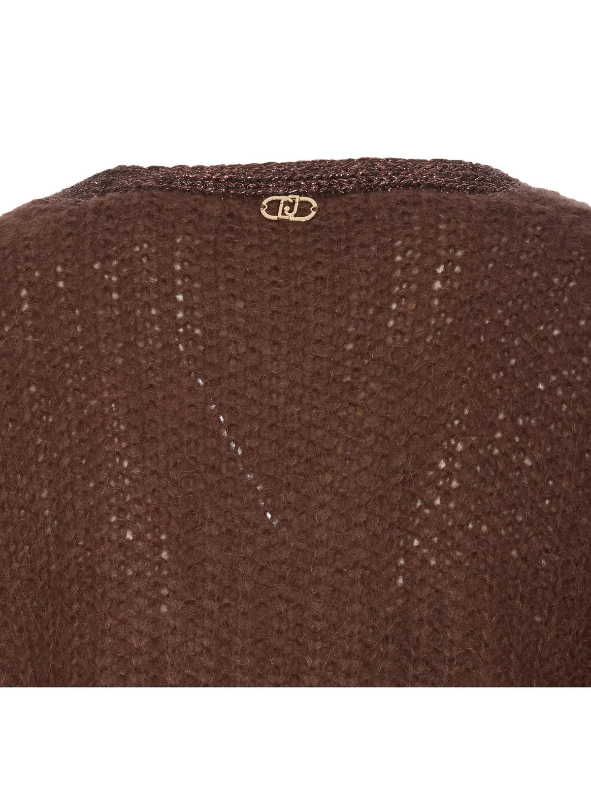 LIU JO WHITE Cardigan Donna  WF4529MAG71 91218 Marrone - Image 3