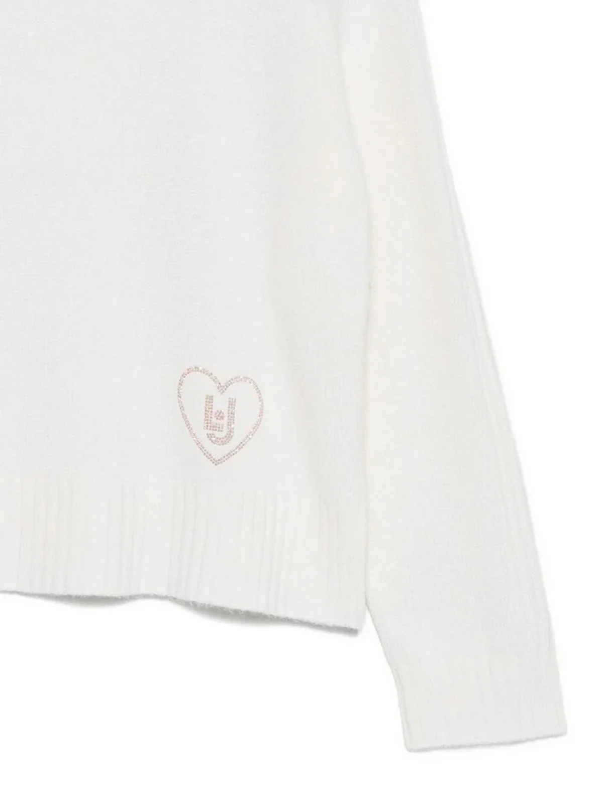 LIU JO WHITE Maglione dolcevita Donna  MF5445MS76L 10701 BIANCO LANA - Image 3