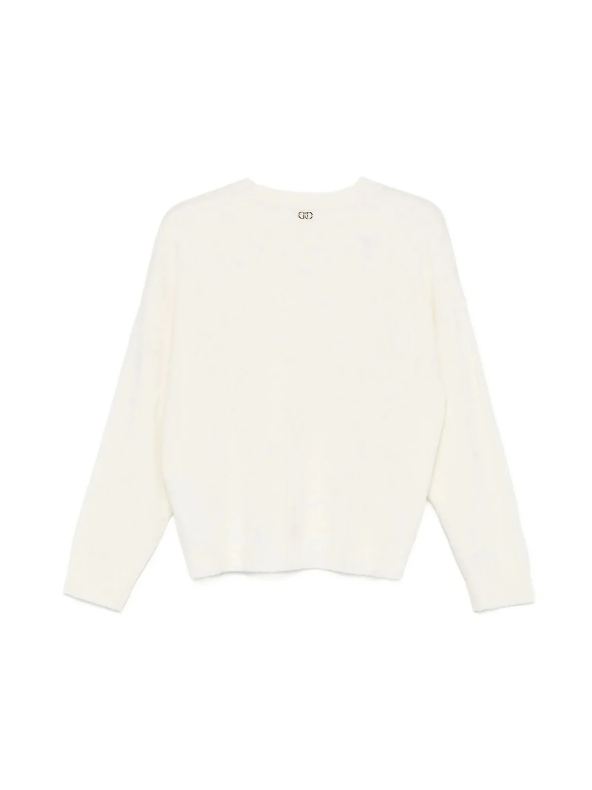 LIU JO WHITE Maglione Donna MF5039MS009 10701 BIANCO LANA - Image 2