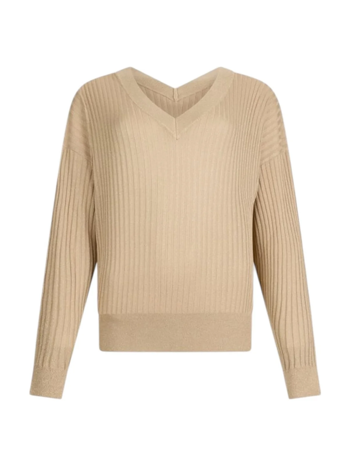 LIU JO WHITE Maglione Donna MF5390MS46J 04869 Oro metallizzato