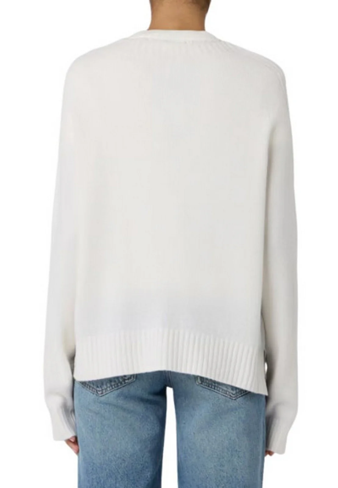 LIU JO WHITE Maglione Donna  MF5444MS76L 10701 BIANCO LANA - Image 2