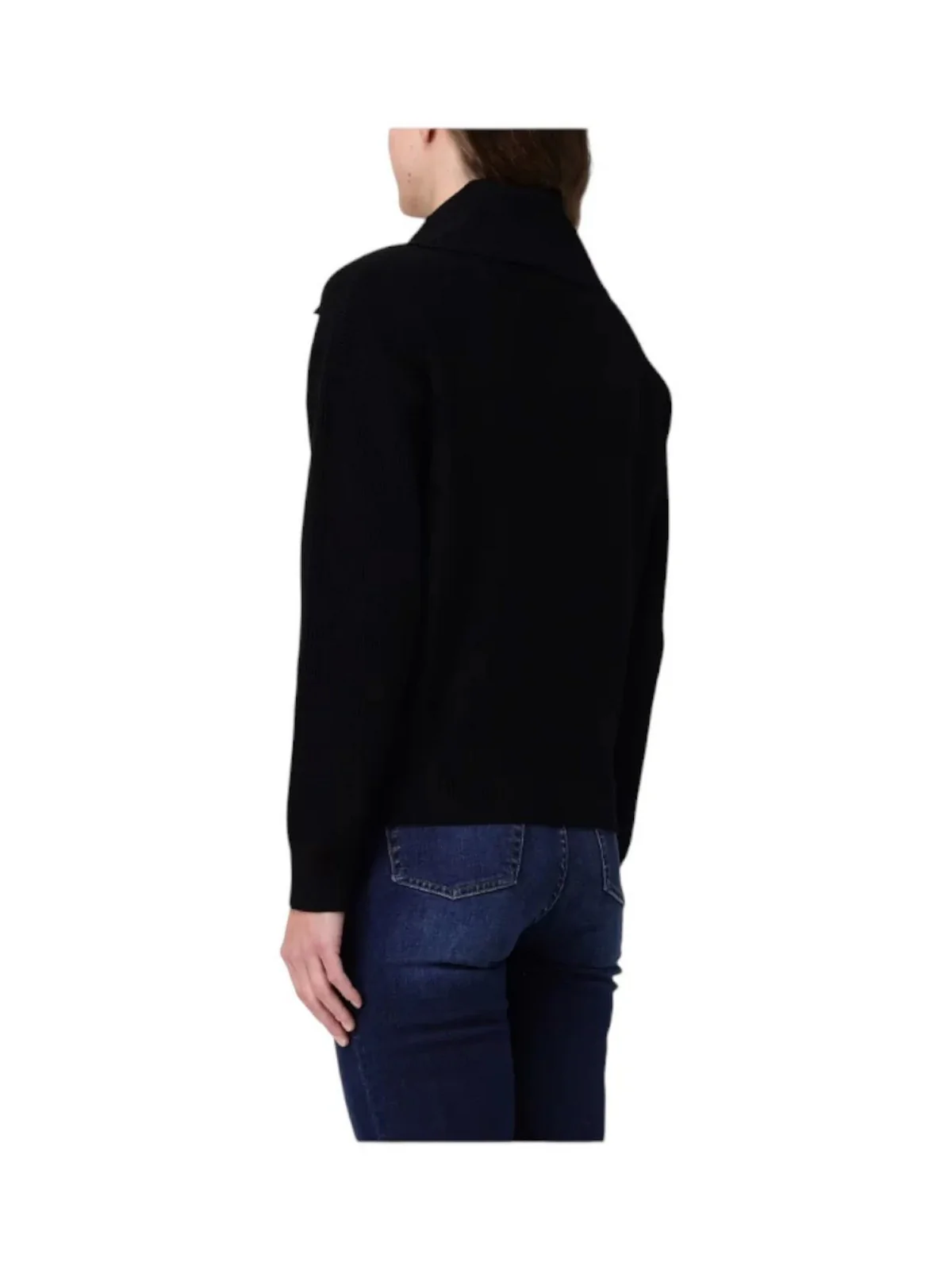 LIU JO WHITE Set Maglia/Gonna Donna  MF5462MS99E 22222 Nero - Image 4