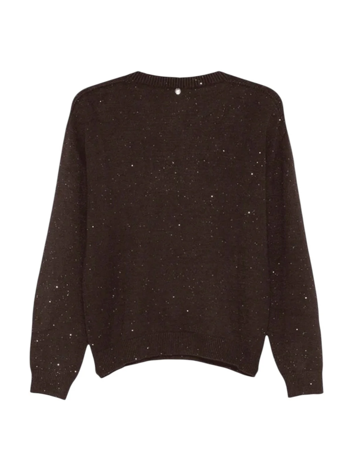 LIU JO WHITE Maglione Donna MF5483MA27R A4367 Cioccolato met