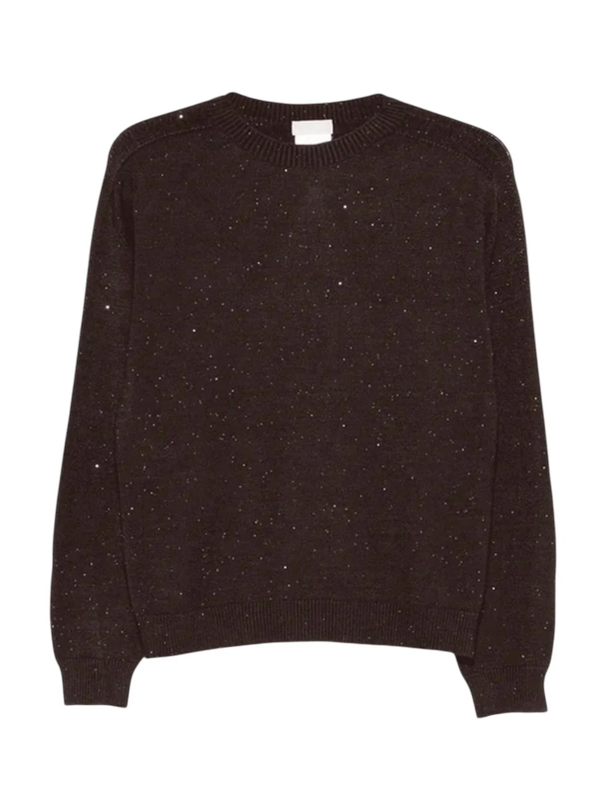 LIU JO WHITE Maglione Donna MF5483MA27R A4367 Cioccolato met - Image 2